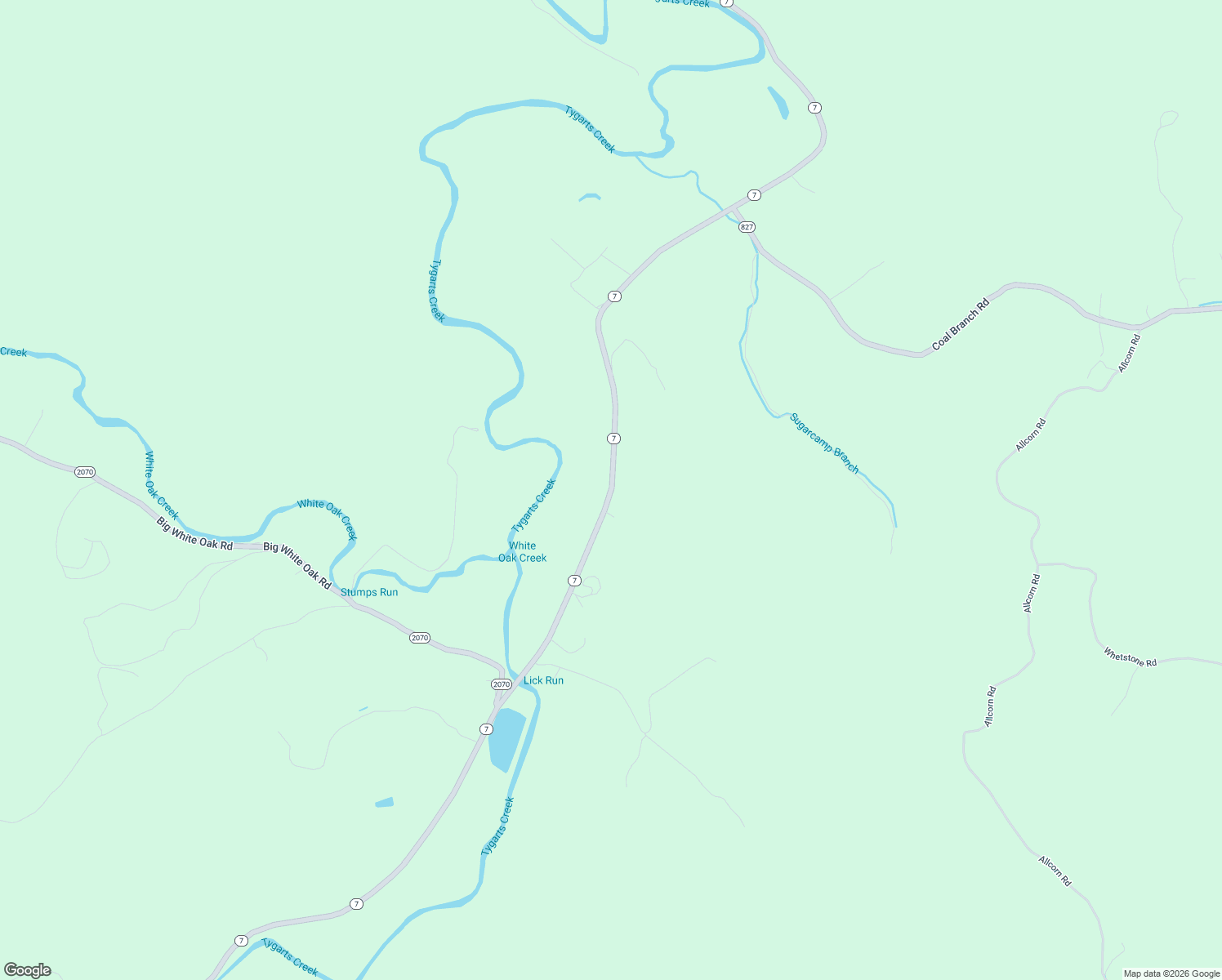 map of restaurants, bars, coffee shops, grocery stores, and more near Highway 7 in Greenup