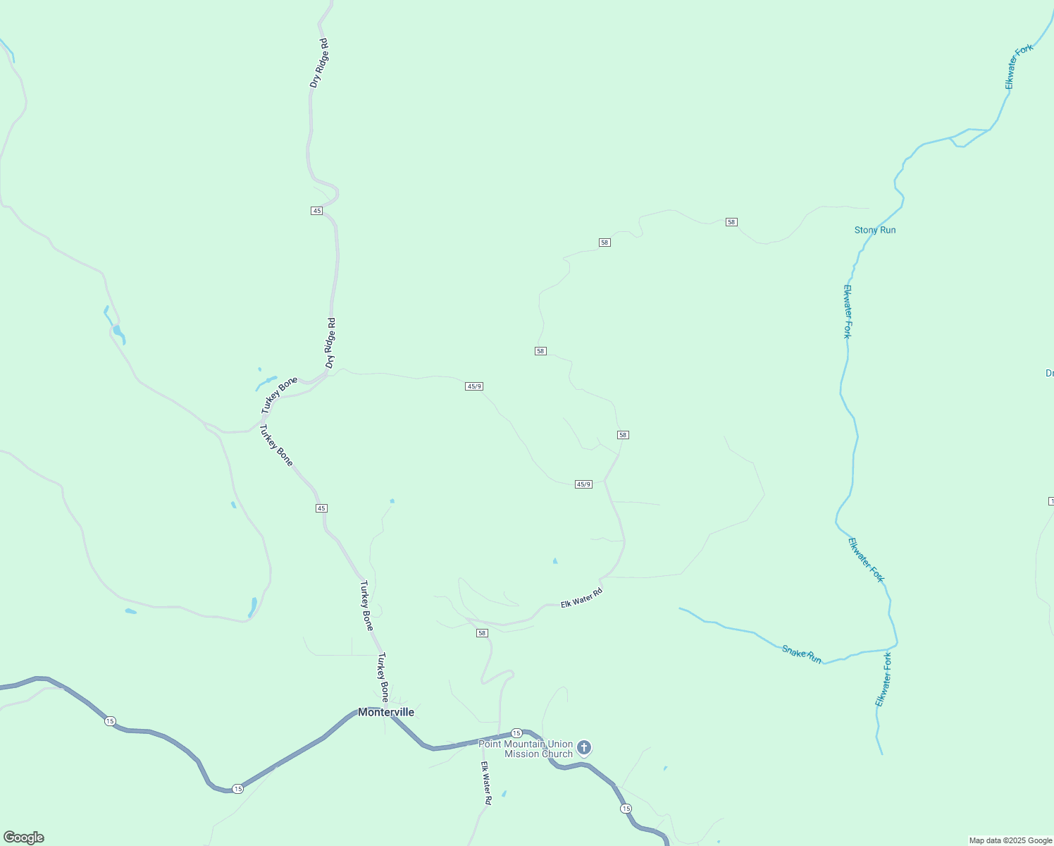 map of restaurants, bars, coffee shops, grocery stores, and more near 49 Red Lick Run in Valley Head