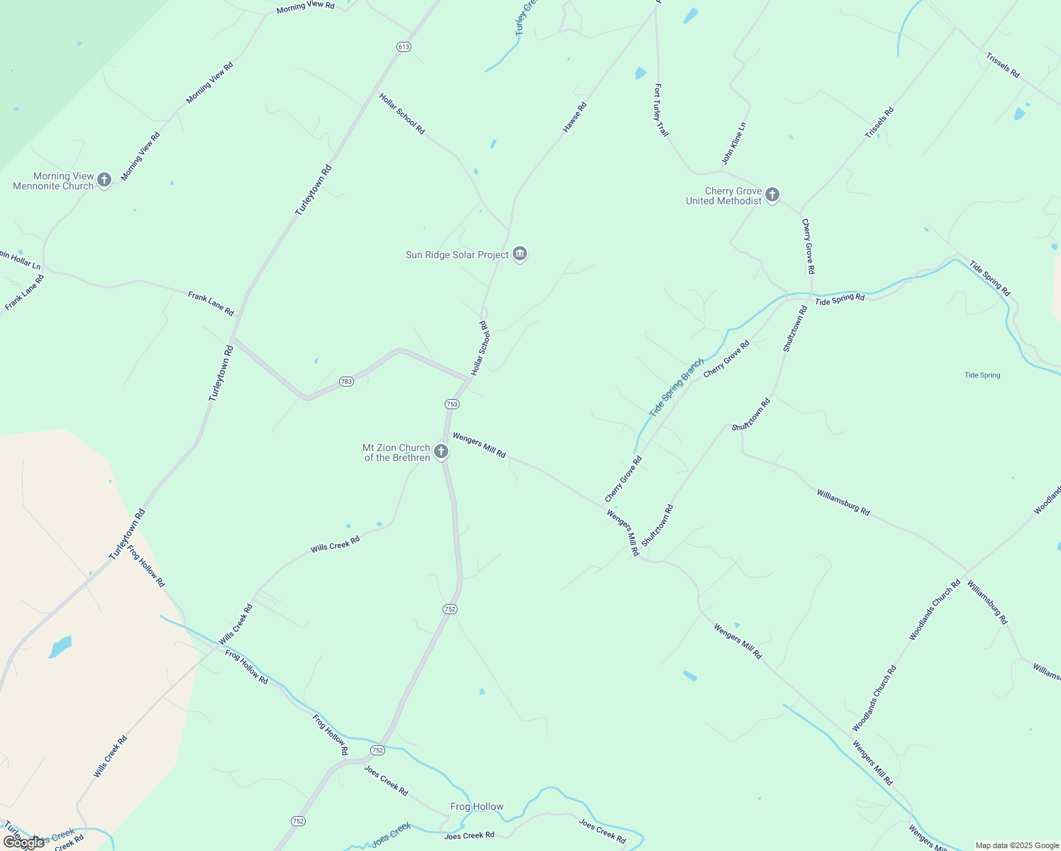 map of restaurants, bars, coffee shops, grocery stores, and more near 7424 Wengers Mill Road in Linville