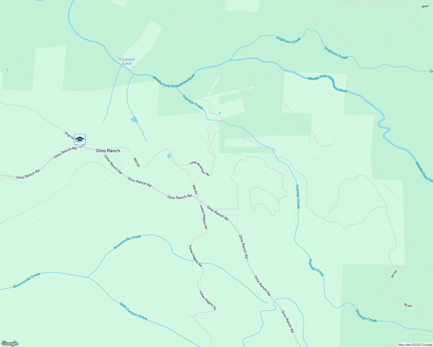 map of restaurants, bars, coffee shops, grocery stores, and more near 6148 Little Mountain Road in Somerset