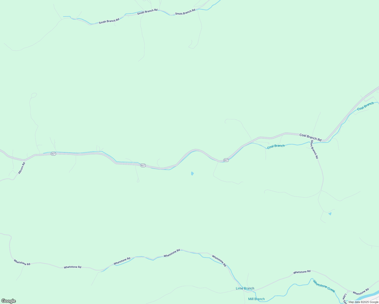 map of restaurants, bars, coffee shops, grocery stores, and more near Coal Branch Road in Greenup