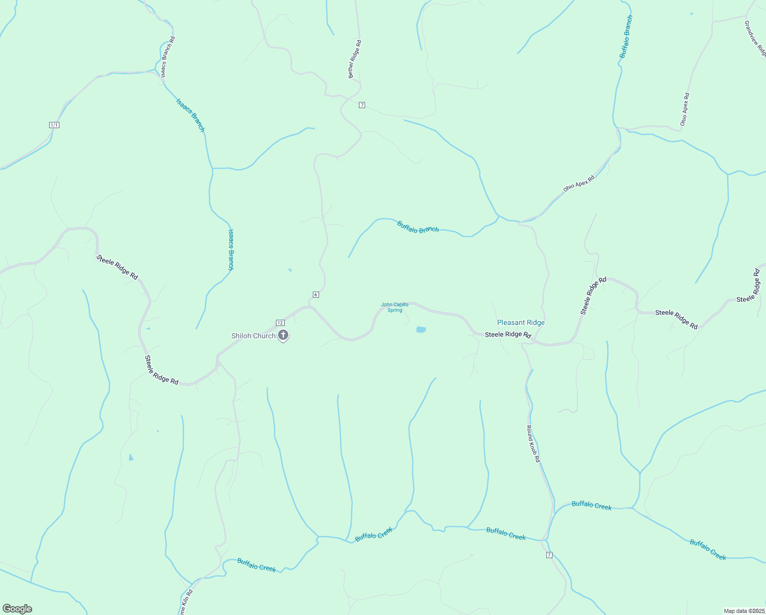 map of restaurants, bars, coffee shops, grocery stores, and more near 161C Steele Ridge Road in Red House