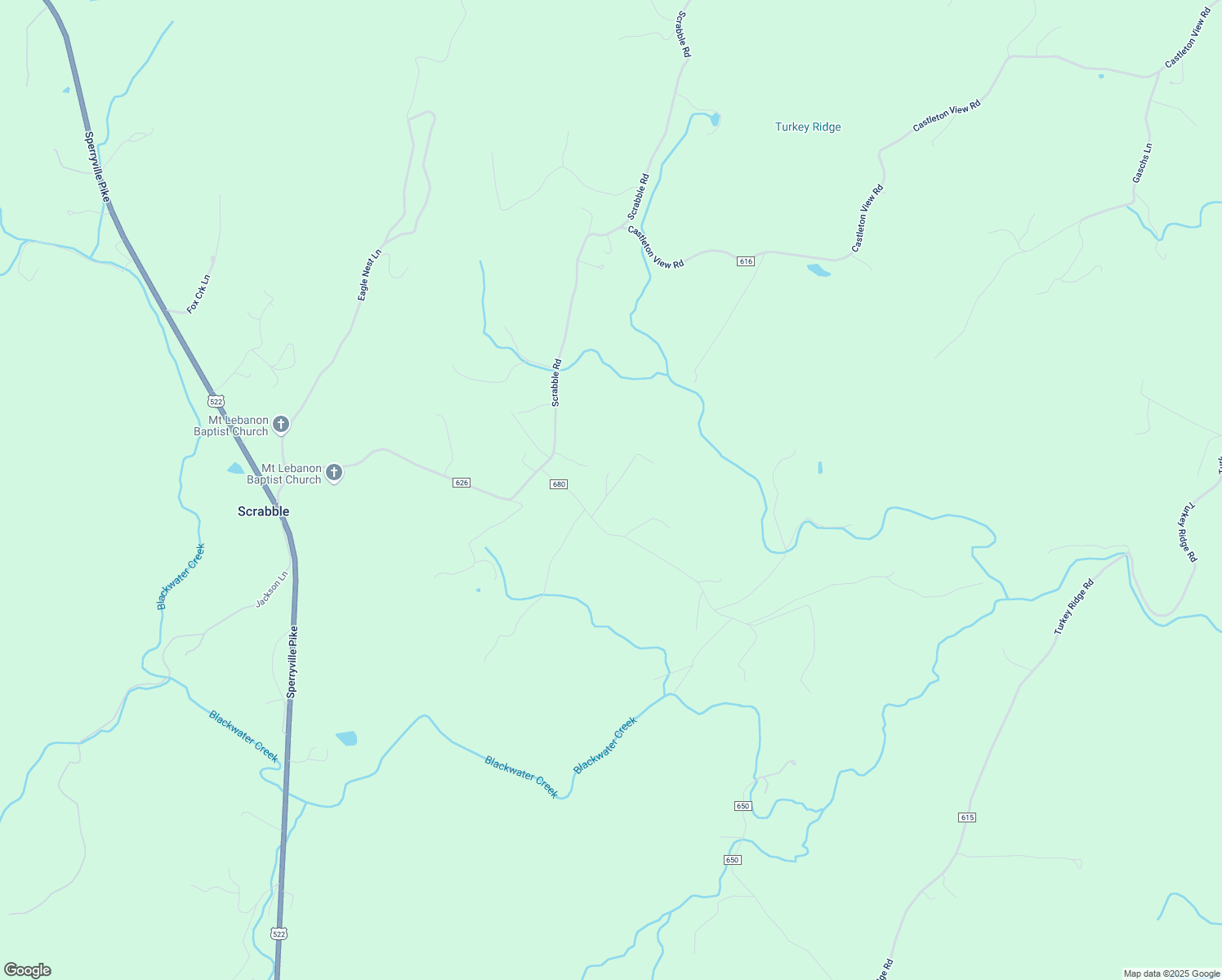 map of restaurants, bars, coffee shops, grocery stores, and more near 26 Hidden Run Lane in Castleton