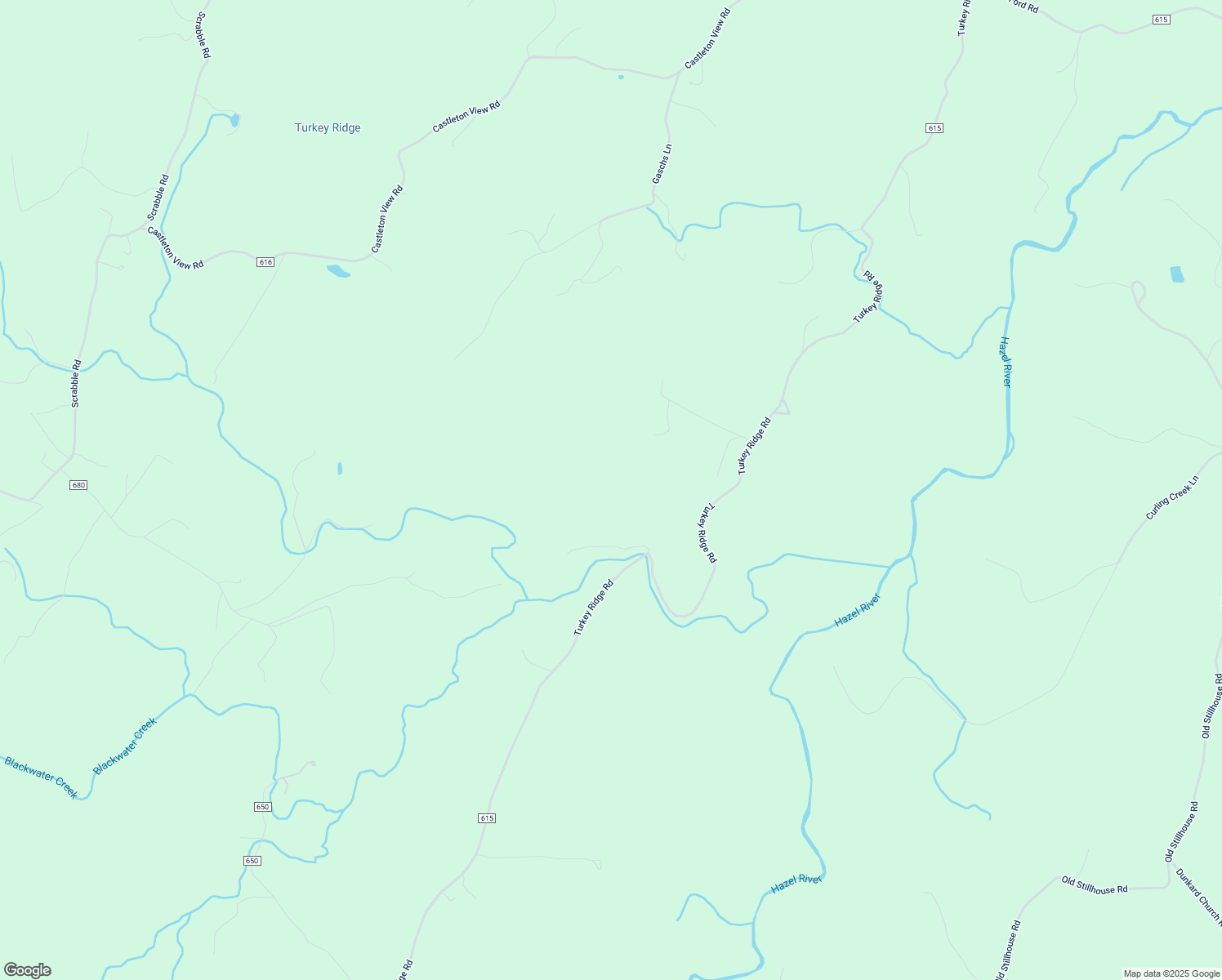 map of restaurants, bars, coffee shops, grocery stores, and more near 36 Rebel Ridge Lane in Castleton