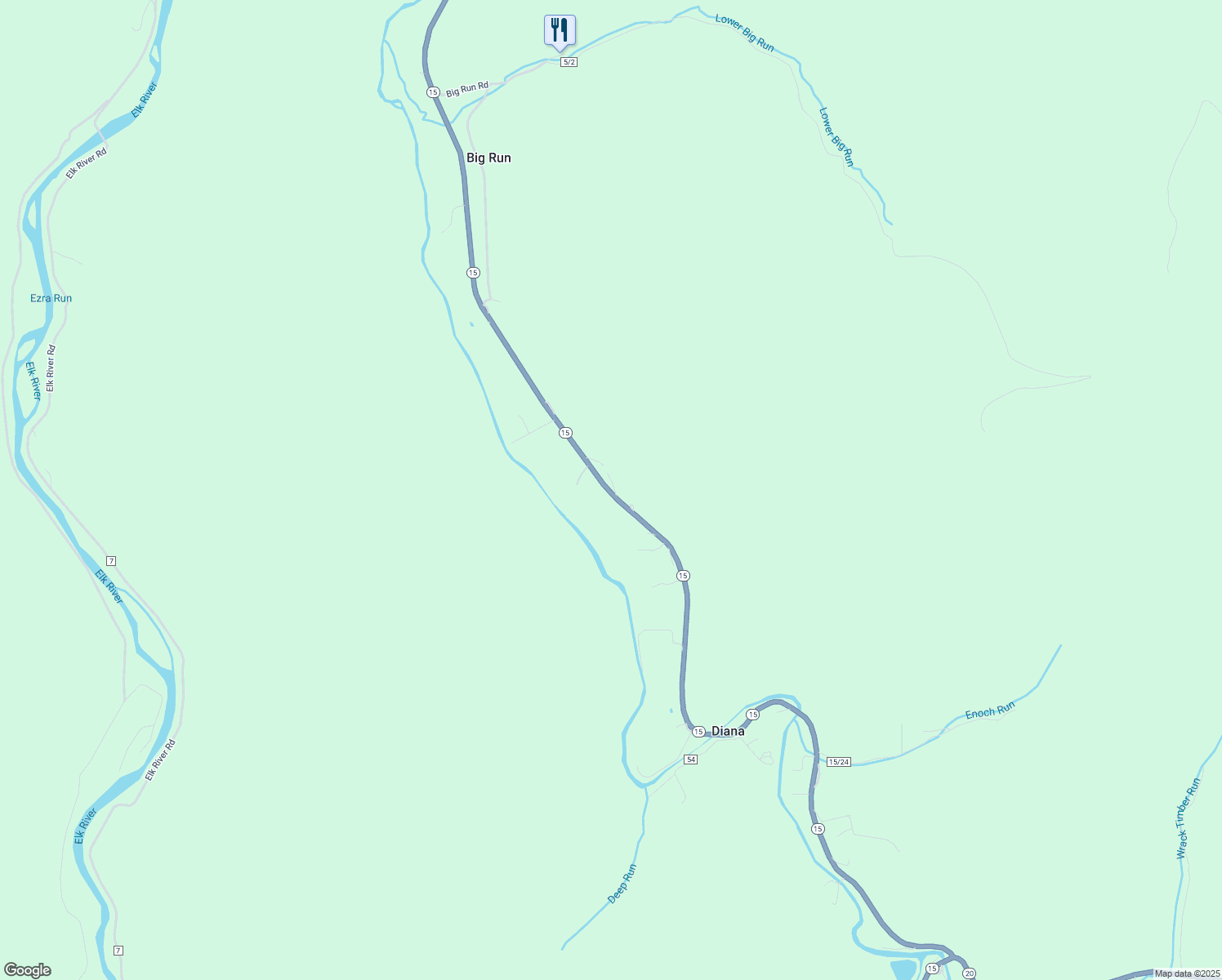 map of restaurants, bars, coffee shops, grocery stores, and more near 1028 Guardian Drive in Diana
