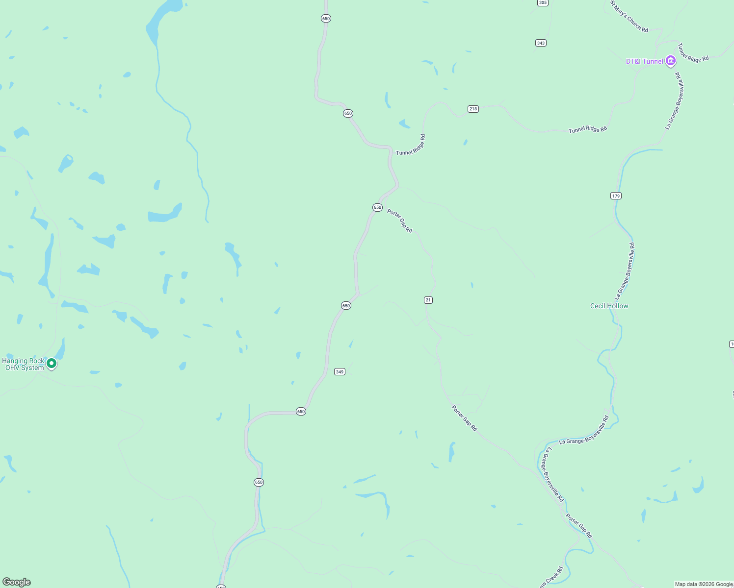 map of restaurants, bars, coffee shops, grocery stores, and more near 2596 Ohio 650 in Ironton