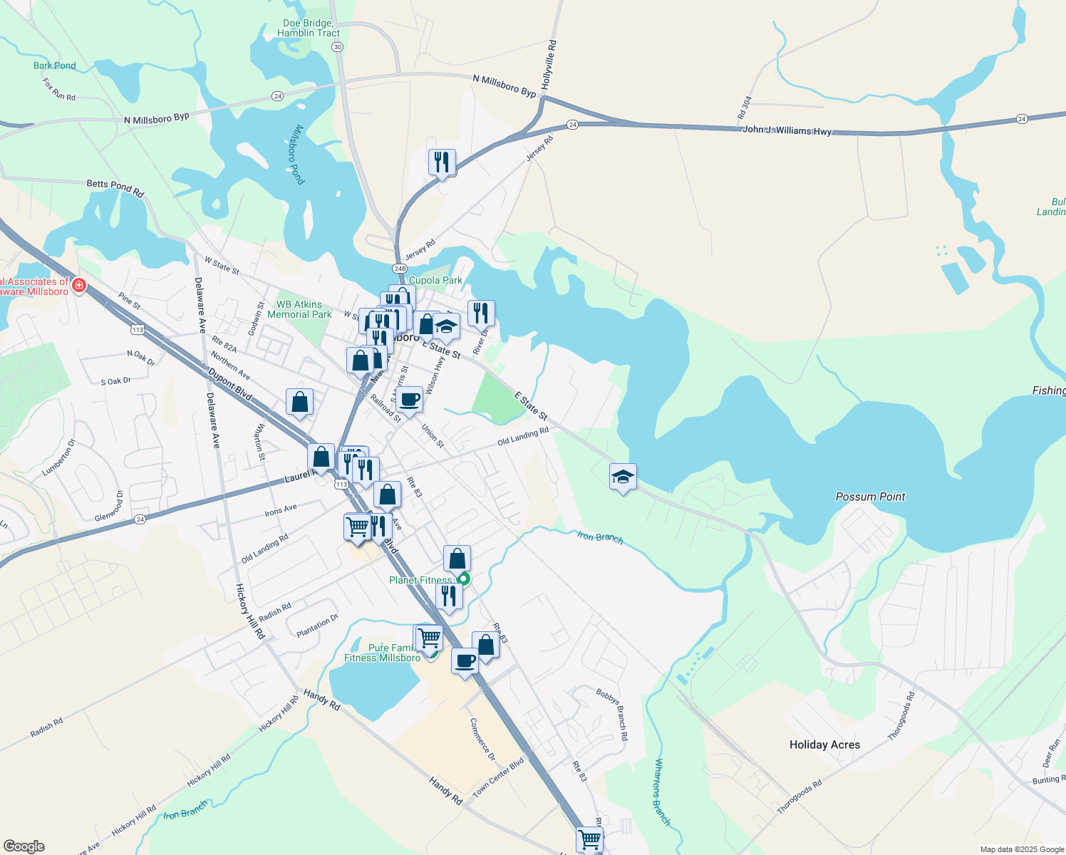 110 Old Landing Road, Millsboro DE Walk Score
