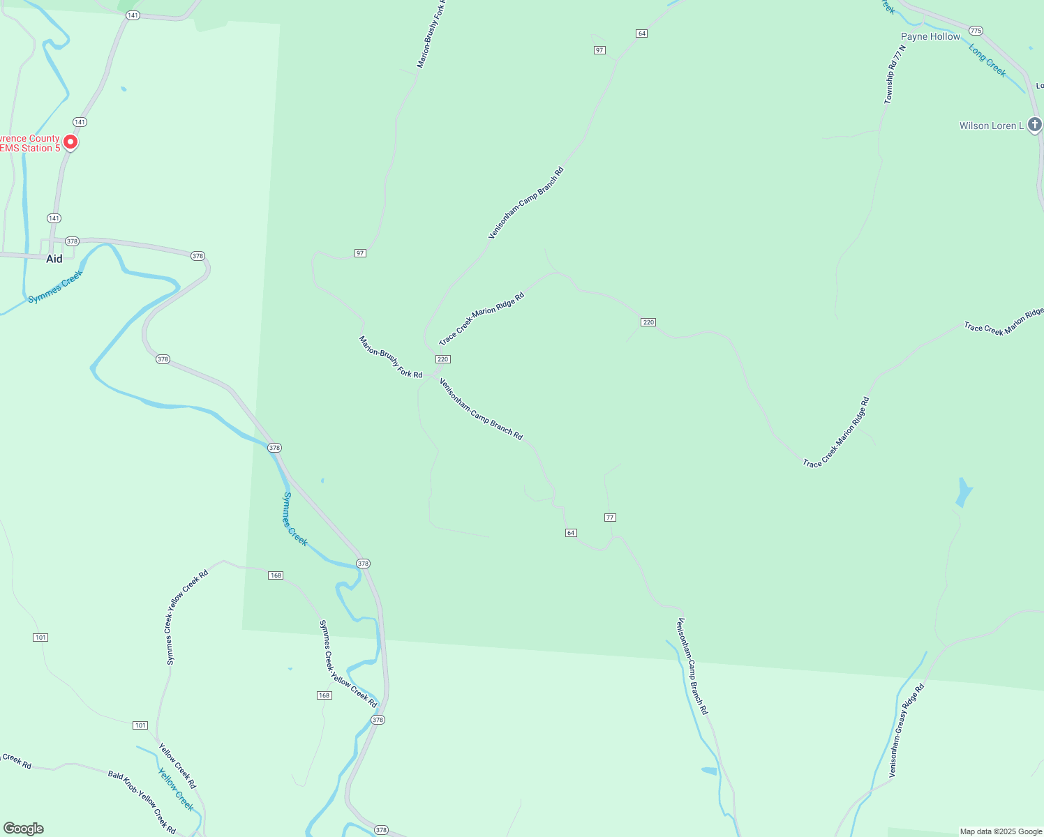 map of restaurants, bars, coffee shops, grocery stores, and more near in Willow Wood