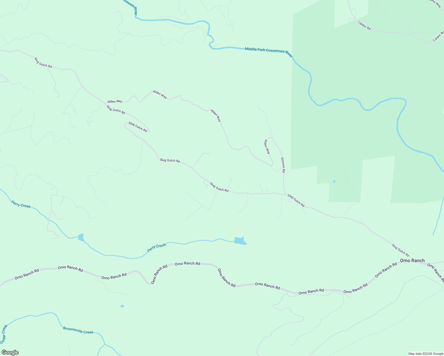 map of restaurants, bars, coffee shops, grocery stores, and more near 7501 Slug Gulch Road in Somerset