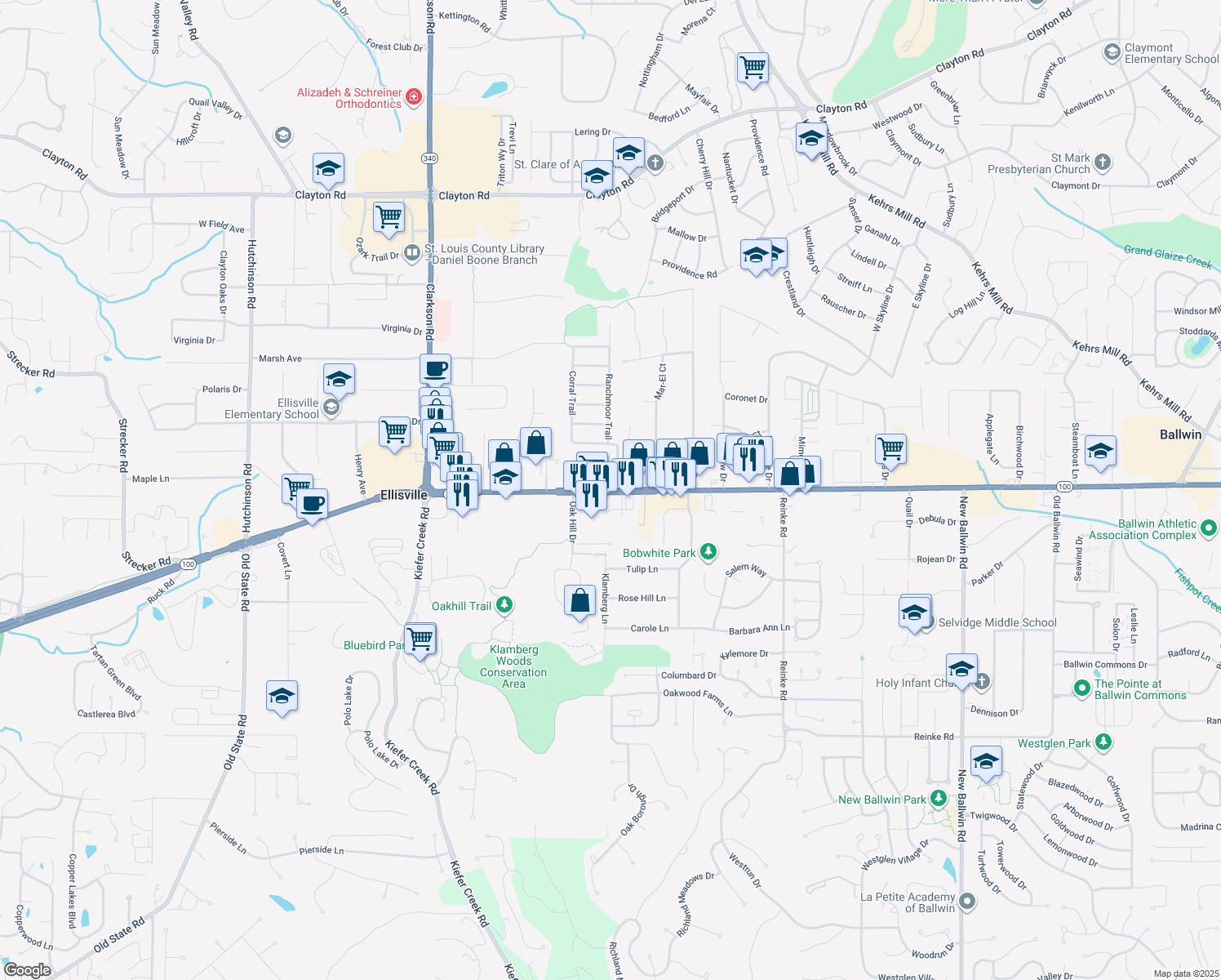 98 Ranchmoor Trail, Ellisville MO Walk Score