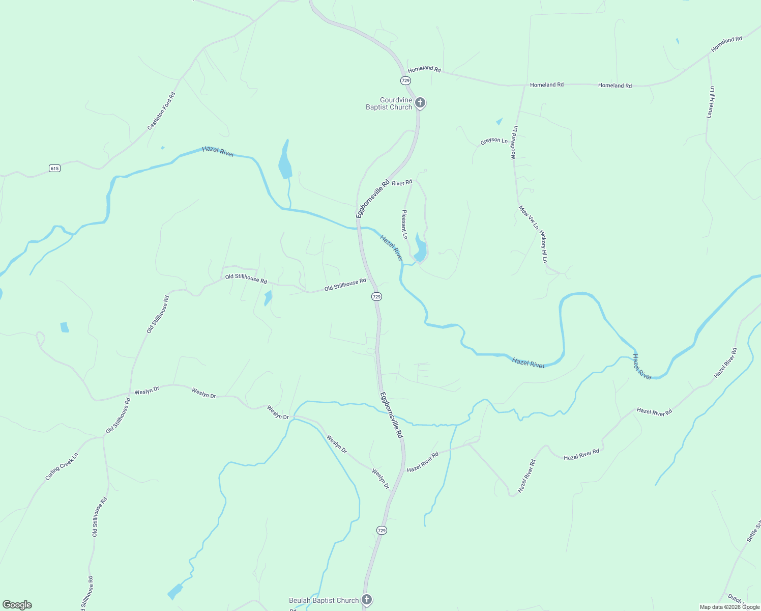 map of restaurants, bars, coffee shops, grocery stores, and more near 10136 River Front Lane in Rixeyville