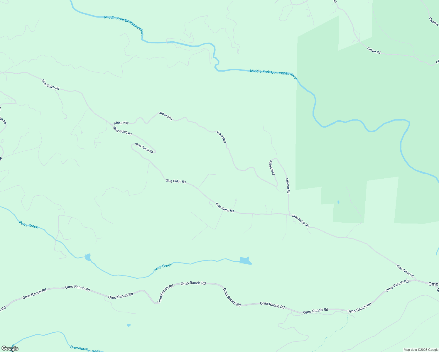 map of restaurants, bars, coffee shops, grocery stores, and more near 7401 Slug Gulch Road in Somerset