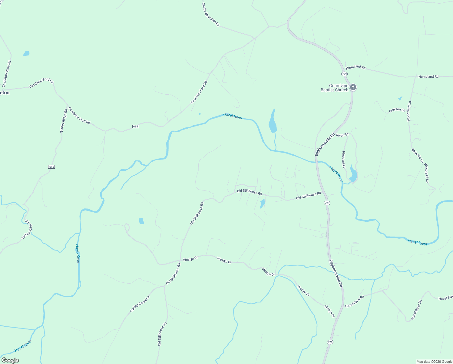 map of restaurants, bars, coffee shops, grocery stores, and more near 8388 Old Stillhouse Road in Rixeyville