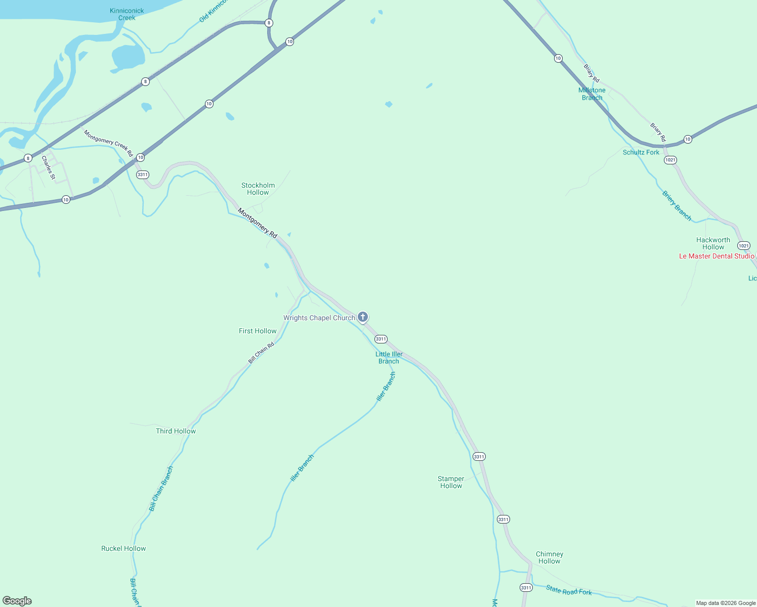 map of restaurants, bars, coffee shops, grocery stores, and more near 1796 Montgomery Road in Garrison