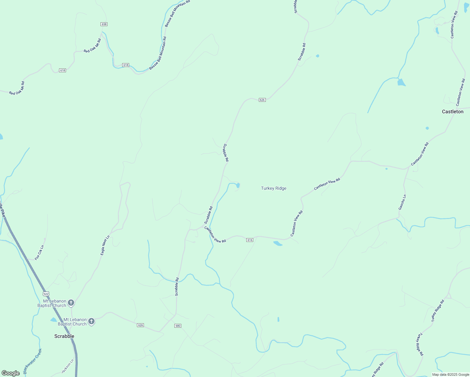 map of restaurants, bars, coffee shops, grocery stores, and more near 444 Scrabble Road in Castleton