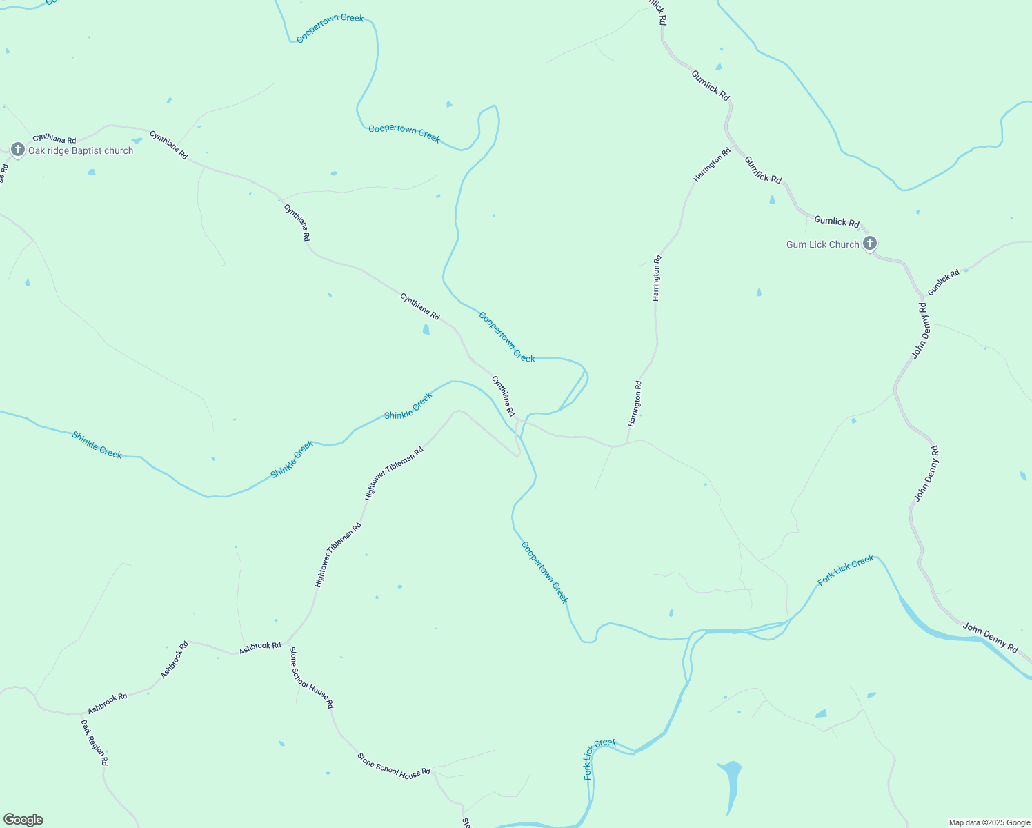 map of restaurants, bars, coffee shops, grocery stores, and more near 4210 Cynthiana Road in Williamstown