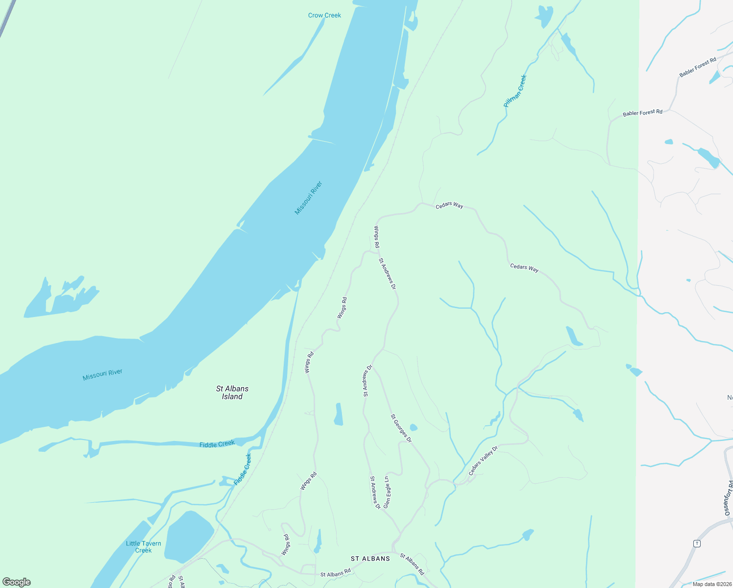 map of restaurants, bars, coffee shops, grocery stores, and more near 1042 Wings Road in Franklin County