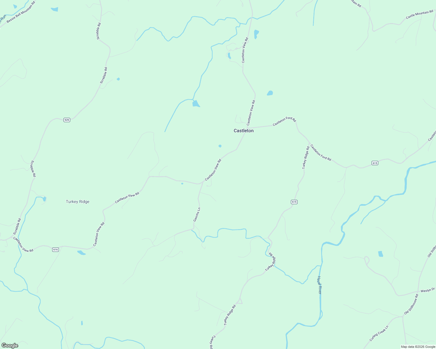 map of restaurants, bars, coffee shops, grocery stores, and more near 402 Castleton View Road in Castleton