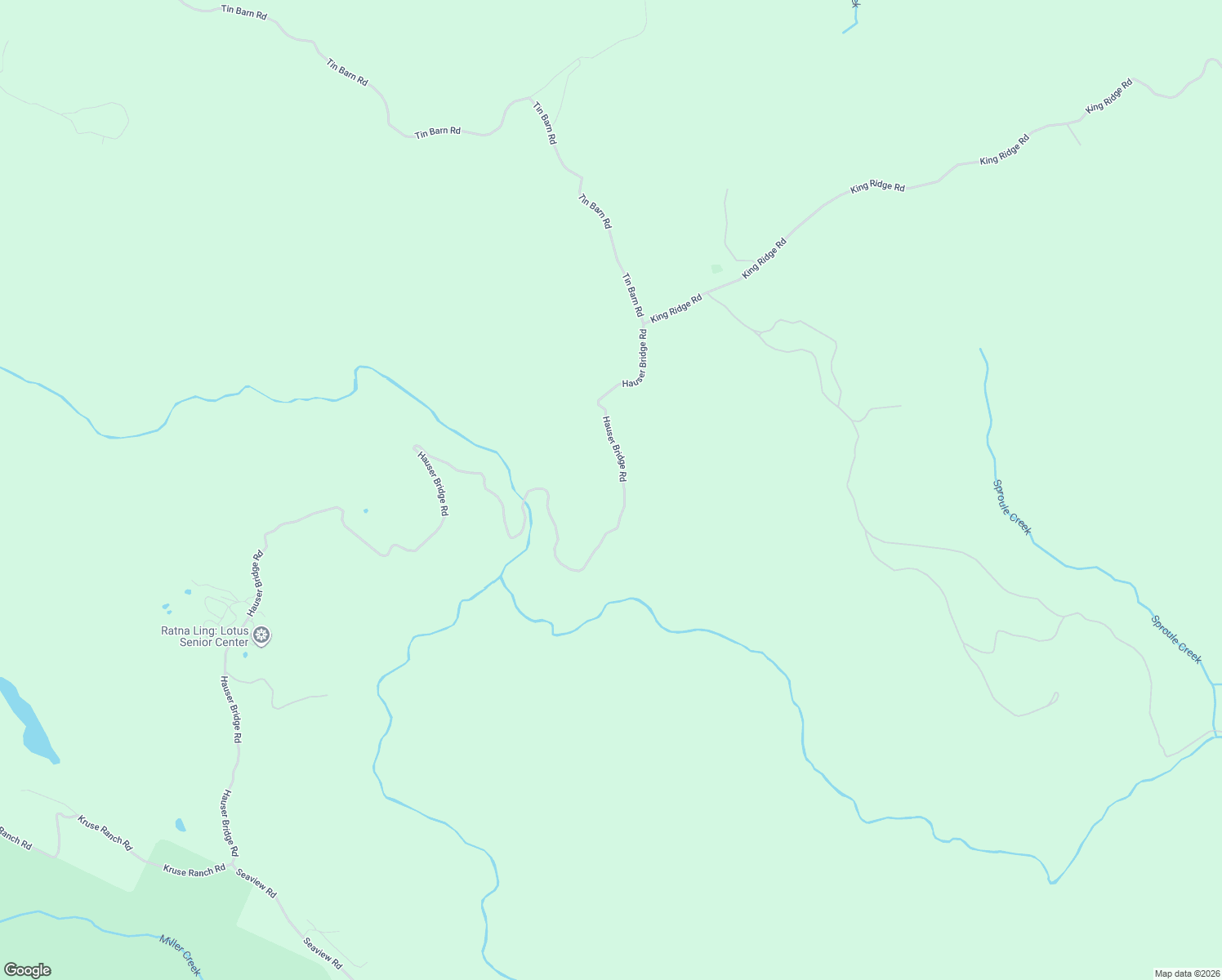 map of restaurants, bars, coffee shops, grocery stores, and more near 36522 Hauser Bridge Road in Cazadero