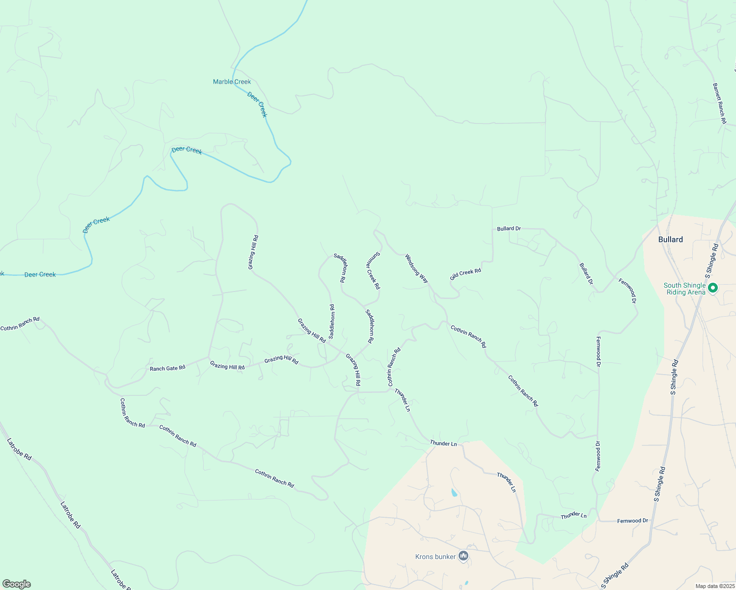 map of restaurants, bars, coffee shops, grocery stores, and more near 4840 Summer Creek Road in Shingle Springs