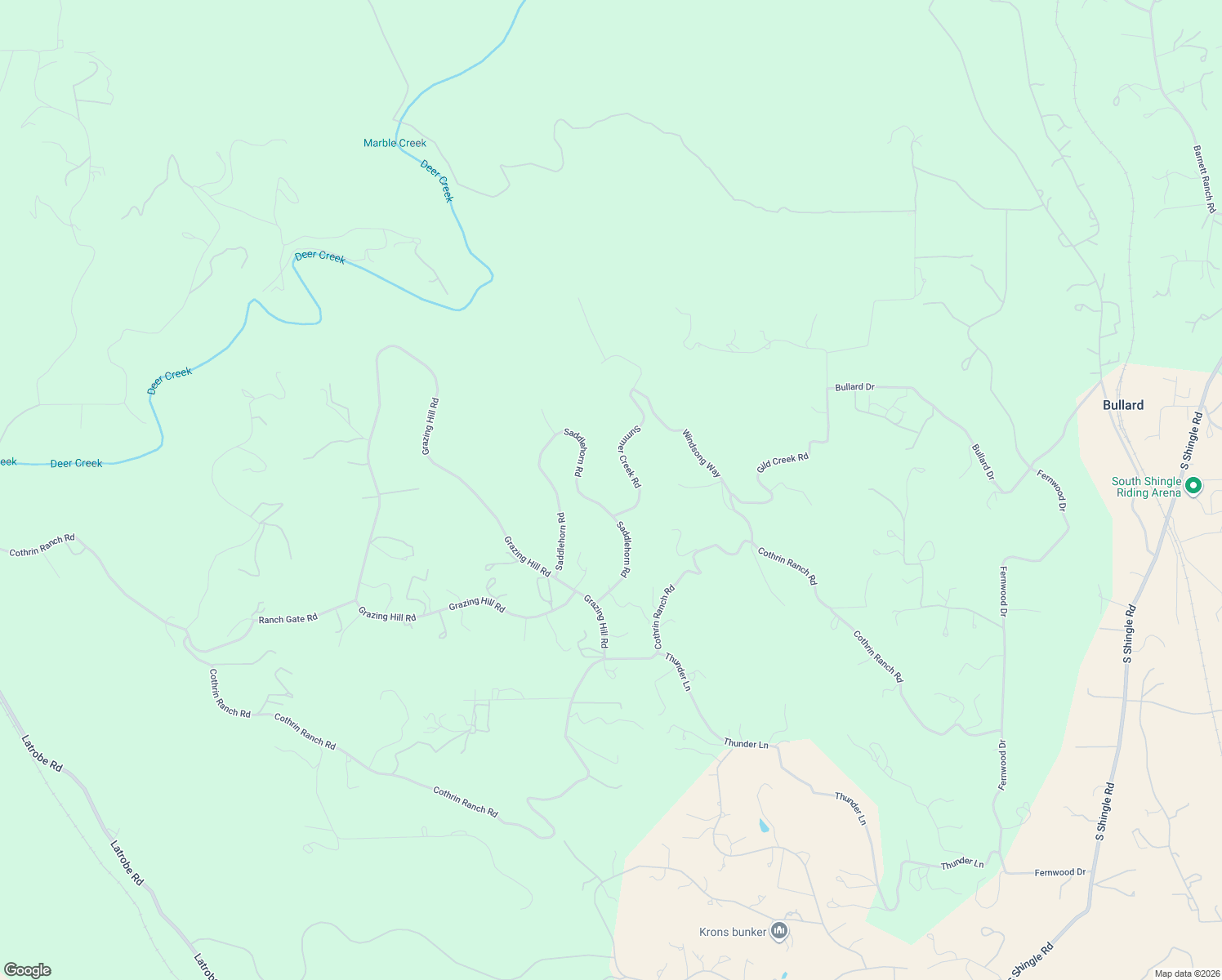map of restaurants, bars, coffee shops, grocery stores, and more near 4840 Summer Creek Road in Shingle Springs