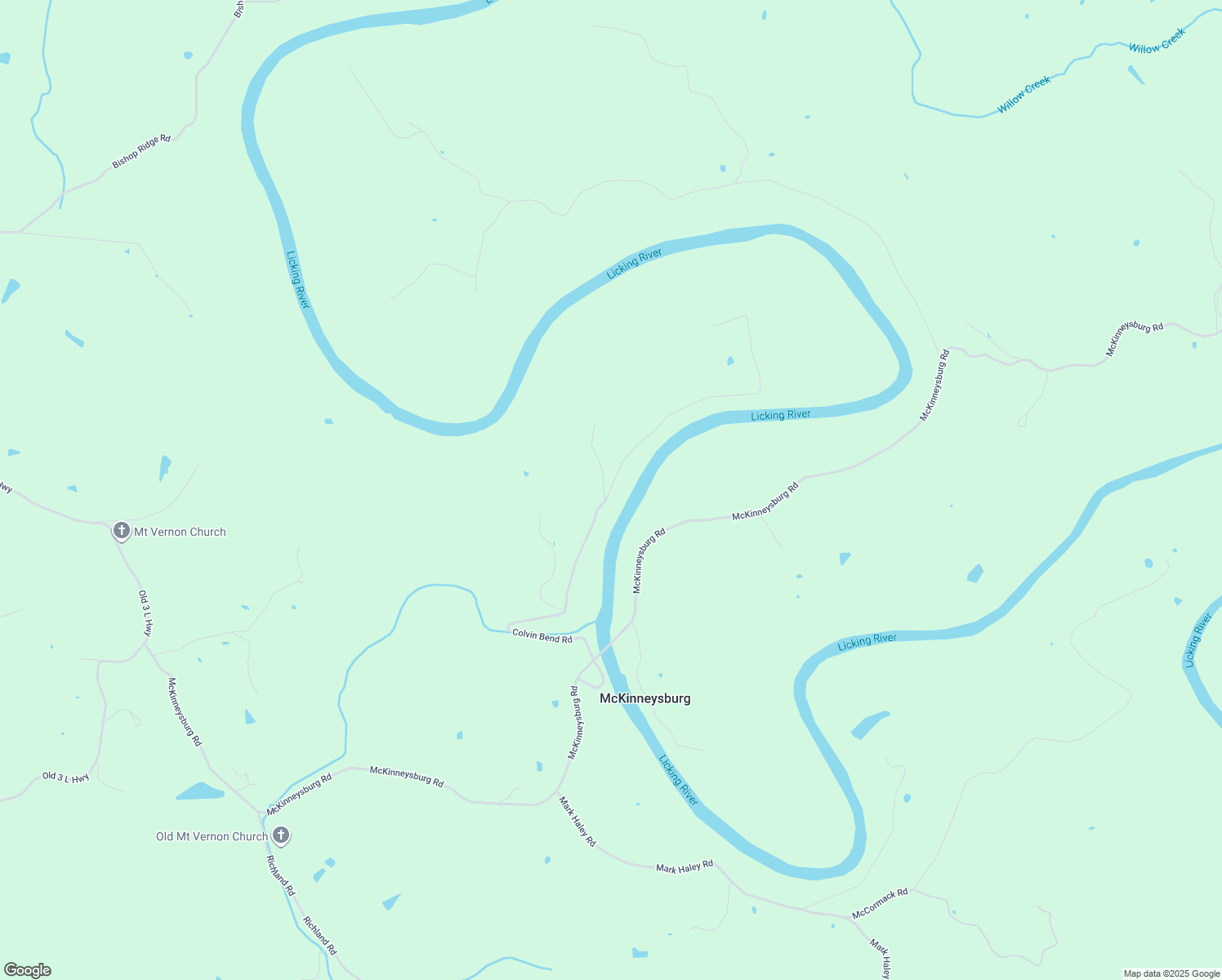 map of restaurants, bars, coffee shops, grocery stores, and more near Colvin Bend Road in Pendleton County
