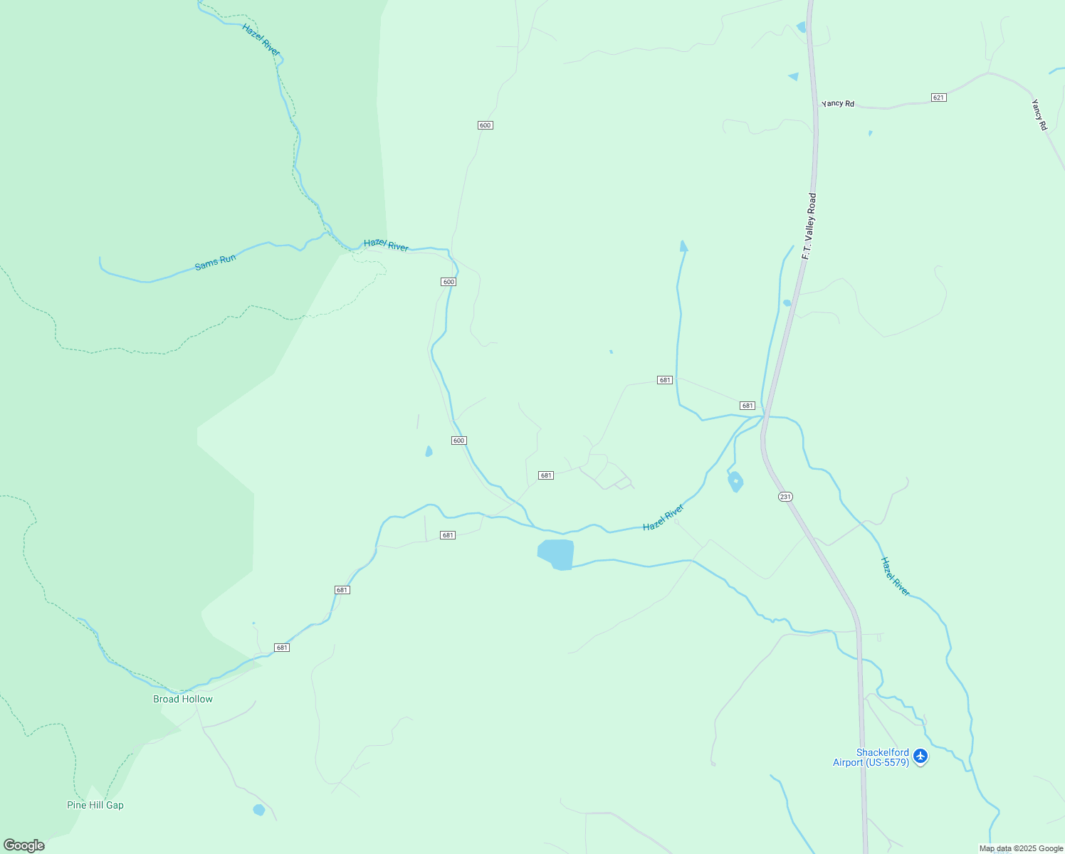 map of restaurants, bars, coffee shops, grocery stores, and more near 70 Potters Ridge Lane in Sperryville