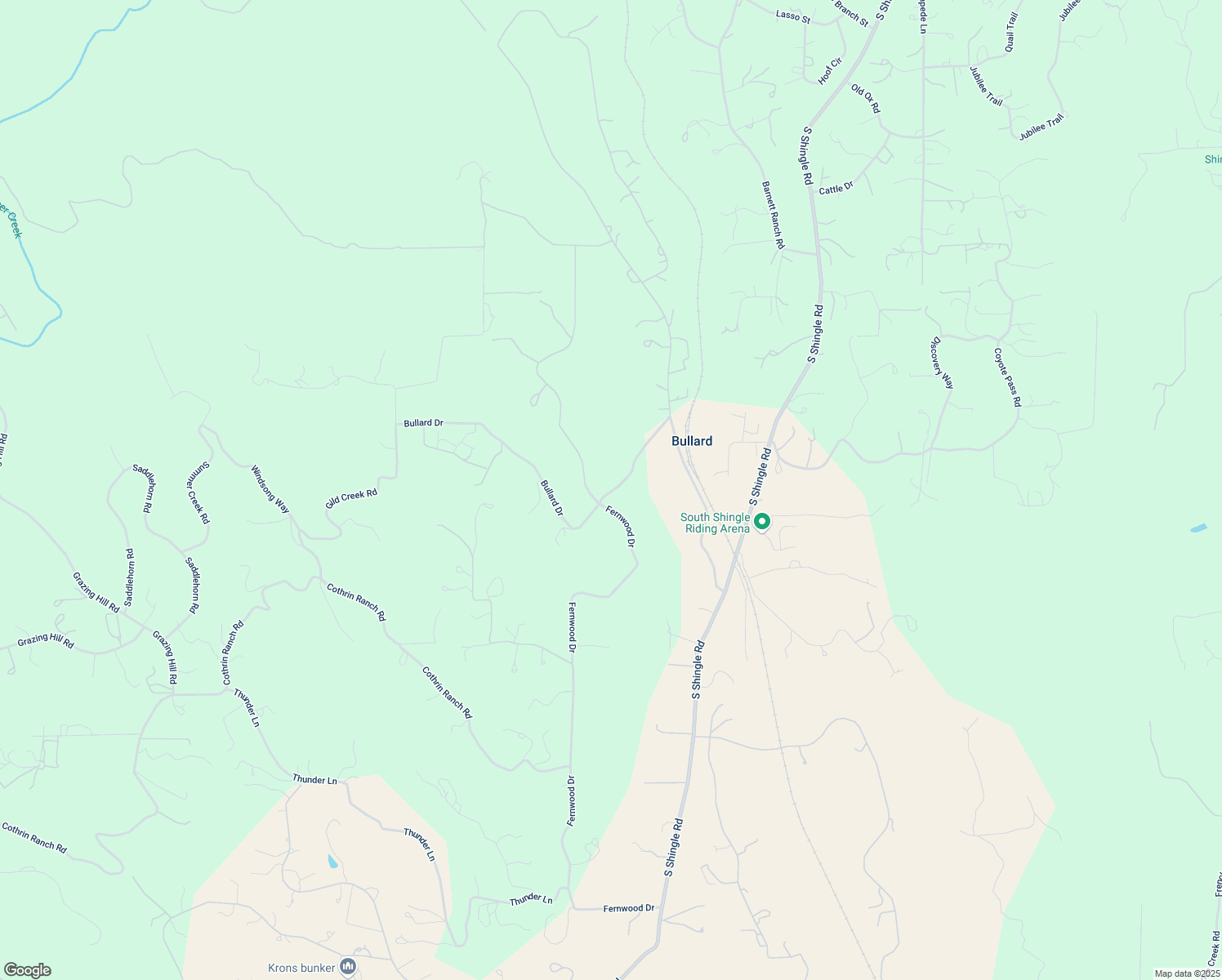 map of restaurants, bars, coffee shops, grocery stores, and more near 4859-4899 Bullard Dr in Shingle Springs