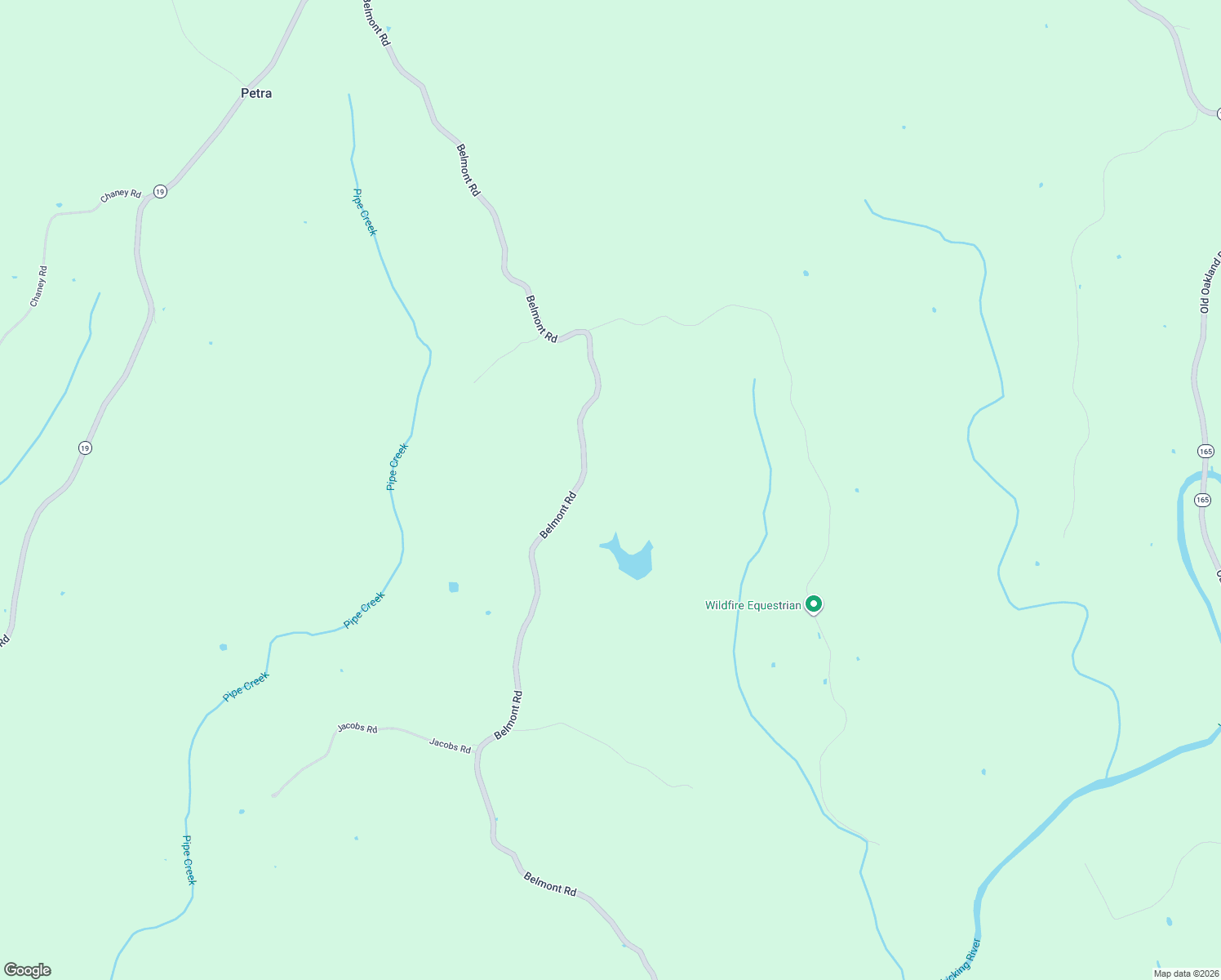 map of restaurants, bars, coffee shops, grocery stores, and more near 1739 Belmont Road in Brooksville
