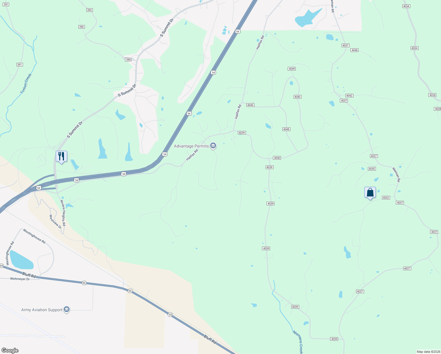 map of restaurants, bars, coffee shops, grocery stores, and more near 12460 Deer Ridge Court in Holts Summit