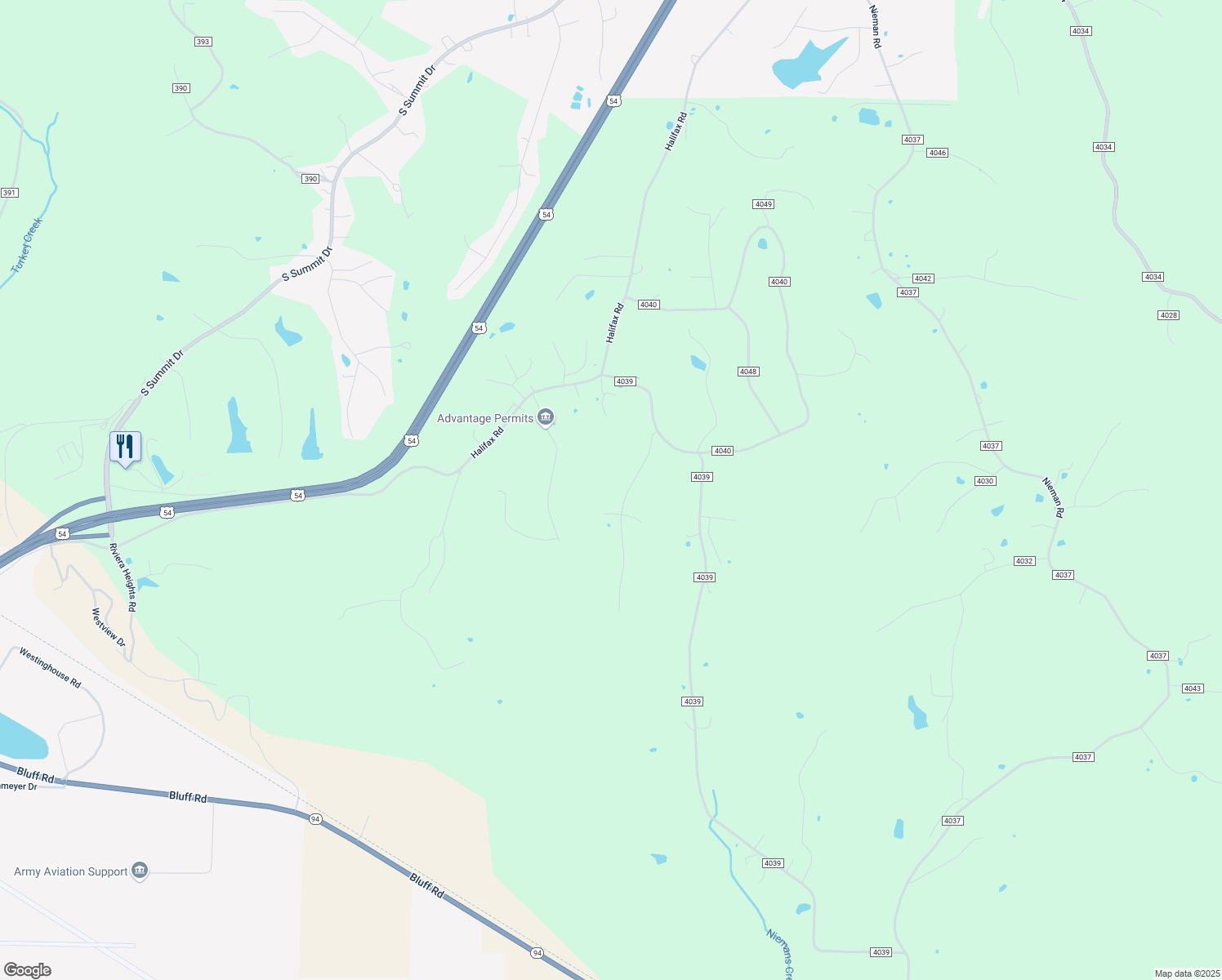 map of restaurants, bars, coffee shops, grocery stores, and more near 2029 Sterling Ridge Drive in Holts Summit