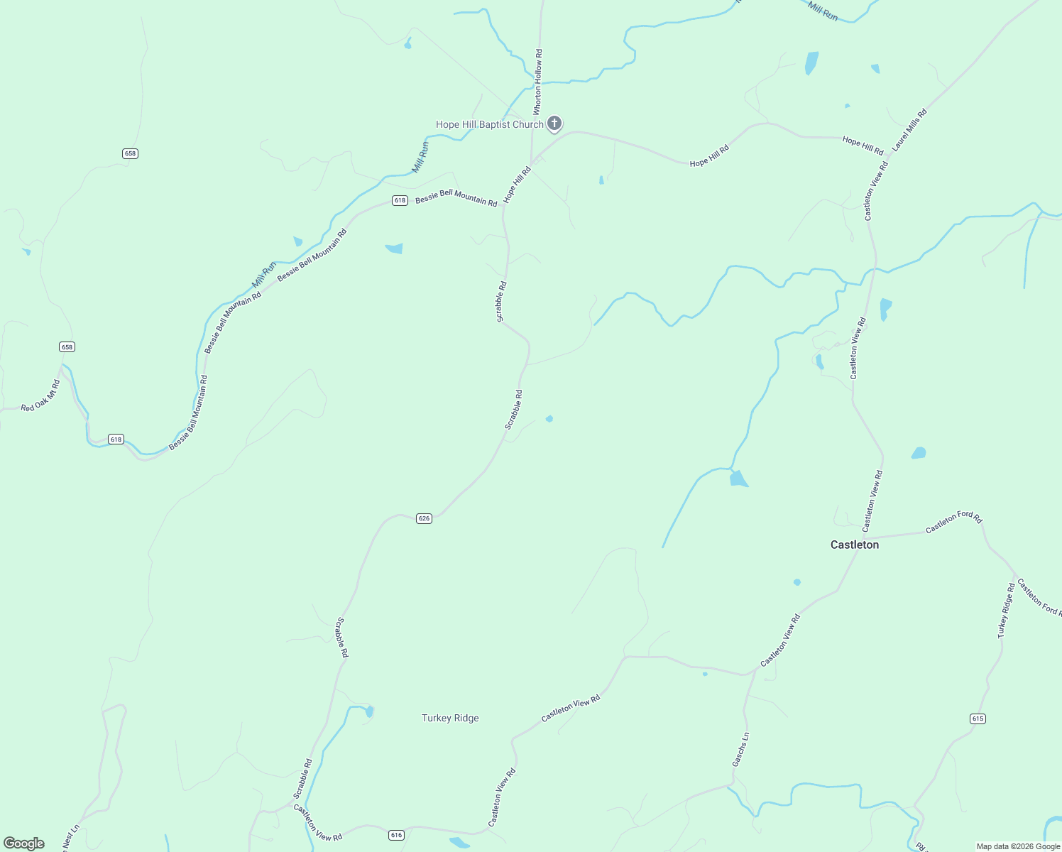 map of restaurants, bars, coffee shops, grocery stores, and more near 20 Victory Lane in Castleton