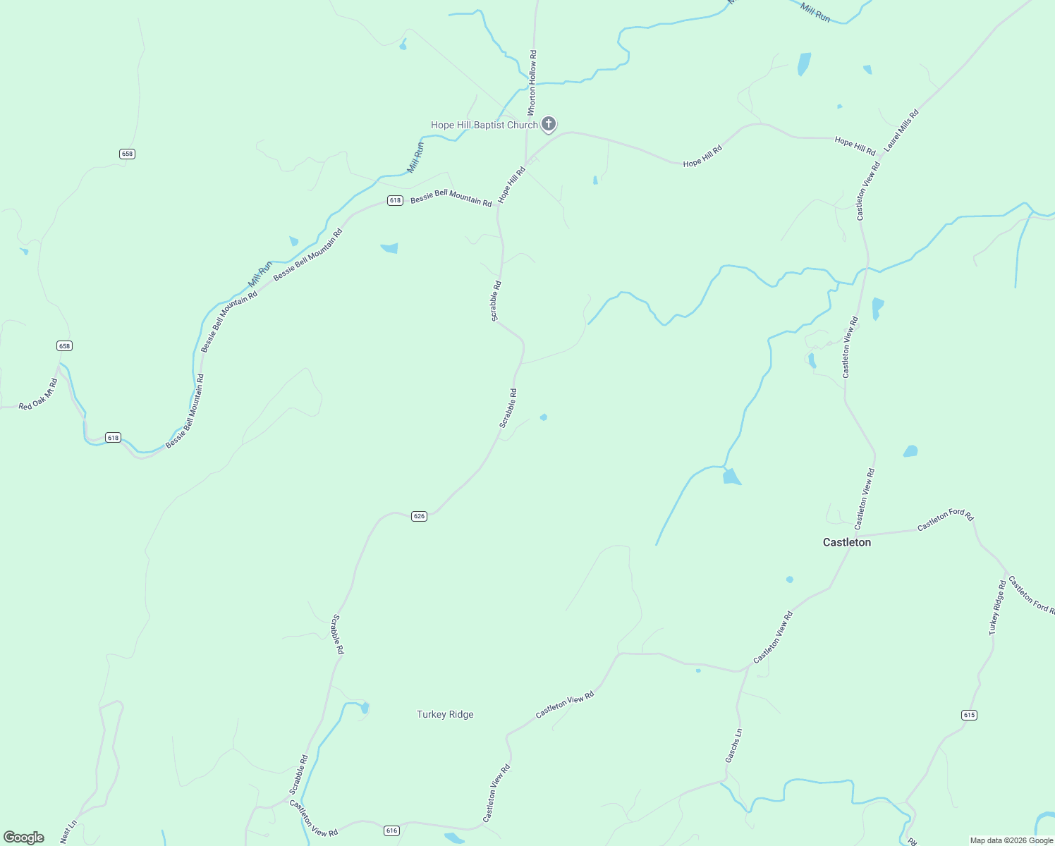 map of restaurants, bars, coffee shops, grocery stores, and more near 20 Victory Lane in Castleton