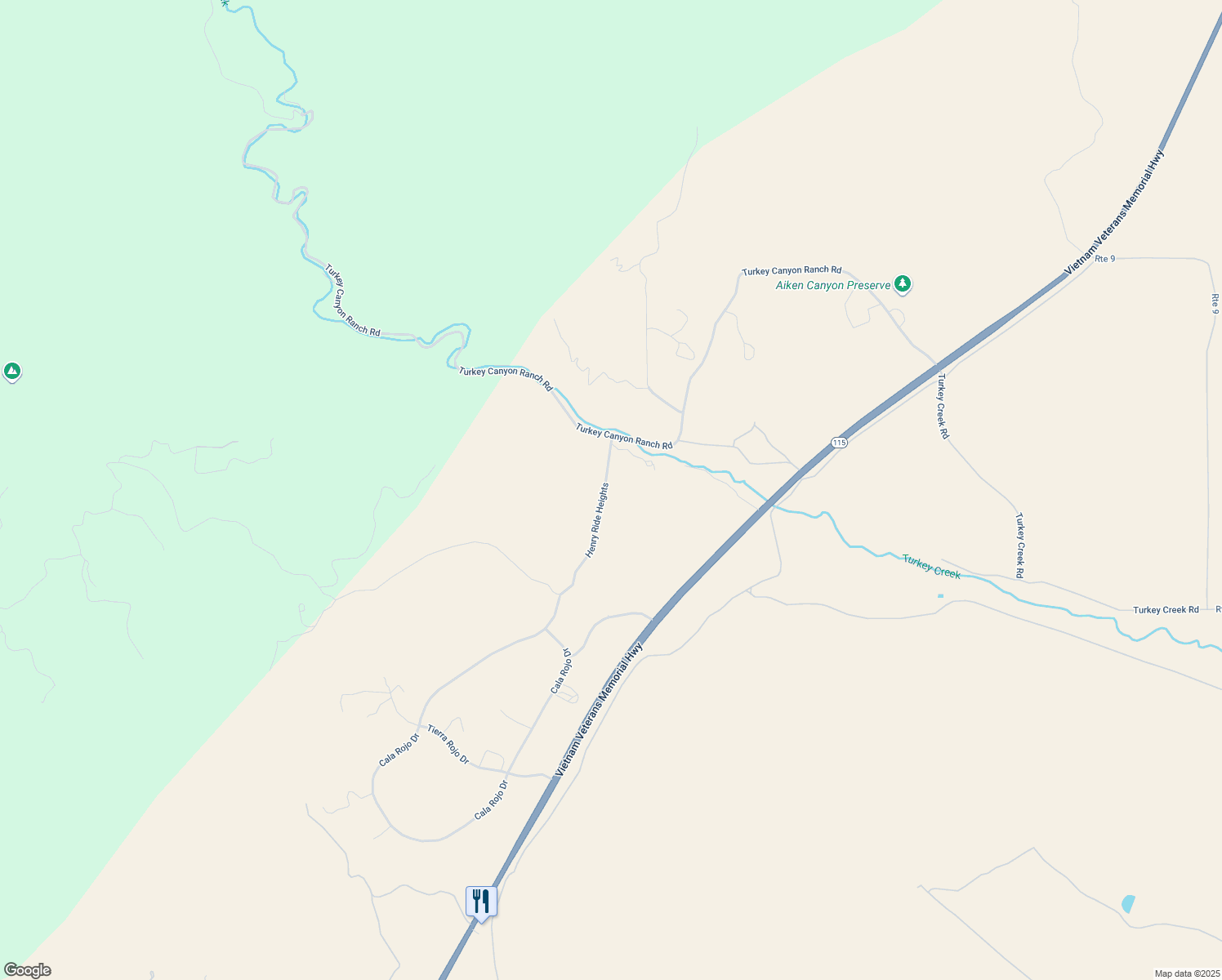 map of restaurants, bars, coffee shops, grocery stores, and more near 15137 Henry Ride Heith's Road in Colorado Springs