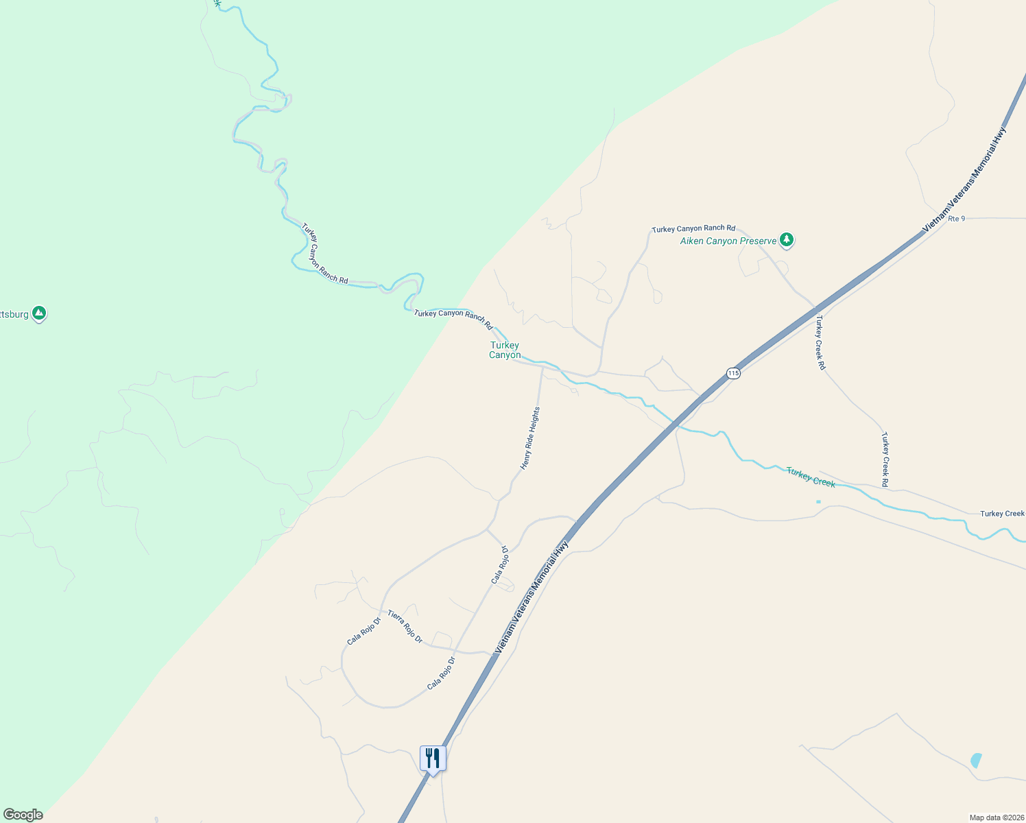 map of restaurants, bars, coffee shops, grocery stores, and more near 15010 Henry Ride Heights in Colorado Springs