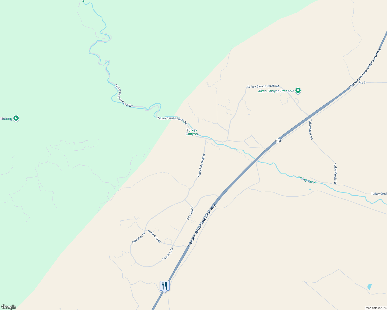 map of restaurants, bars, coffee shops, grocery stores, and more near 15010 Henry Ride Heights in Colorado Springs