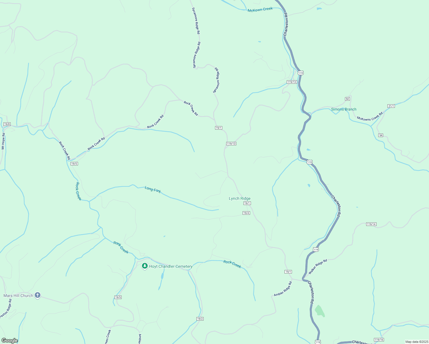 map of restaurants, bars, coffee shops, grocery stores, and more near 114 Longfork Camp Road in Walton