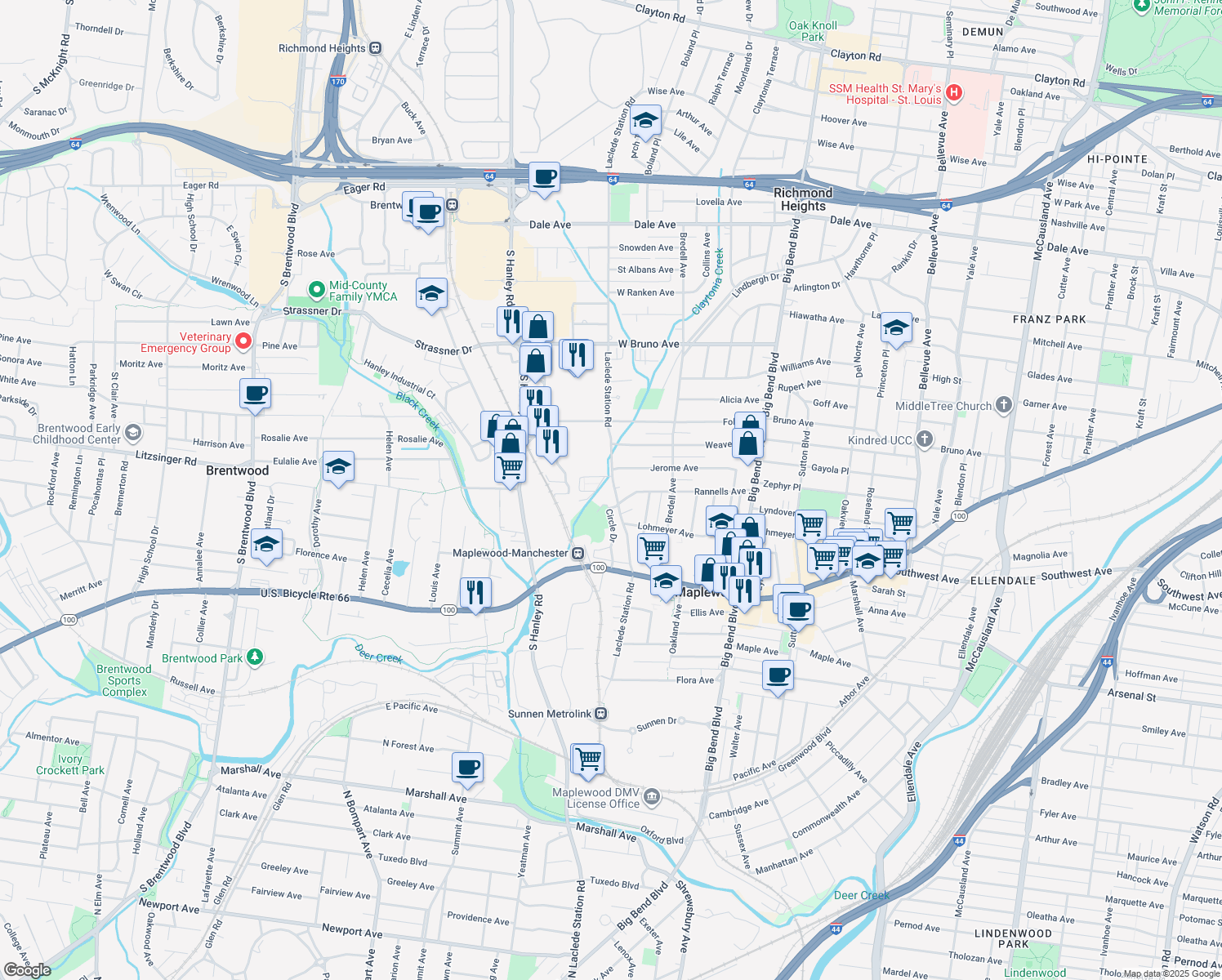2471 Laclede Station Road, Maplewood MO Walk Score