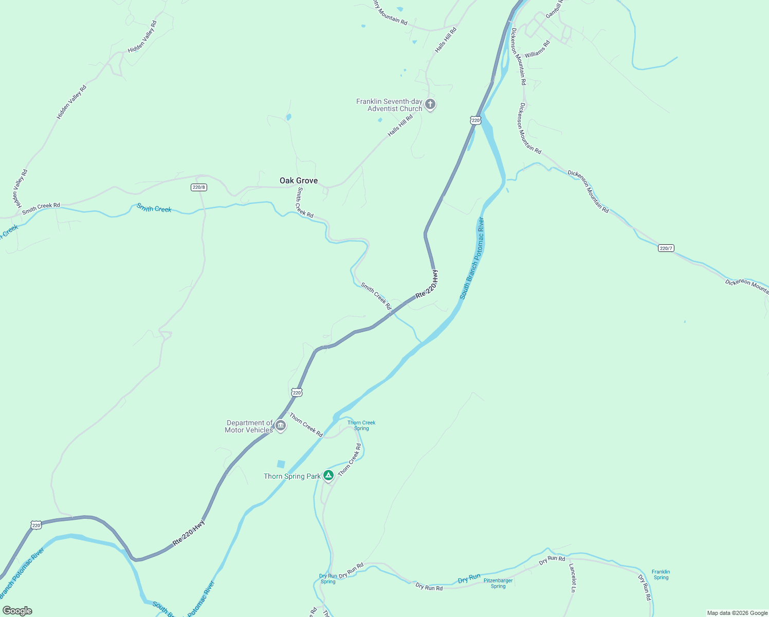 map of restaurants, bars, coffee shops, grocery stores, and more near 31 Smith Creek Road in Franklin