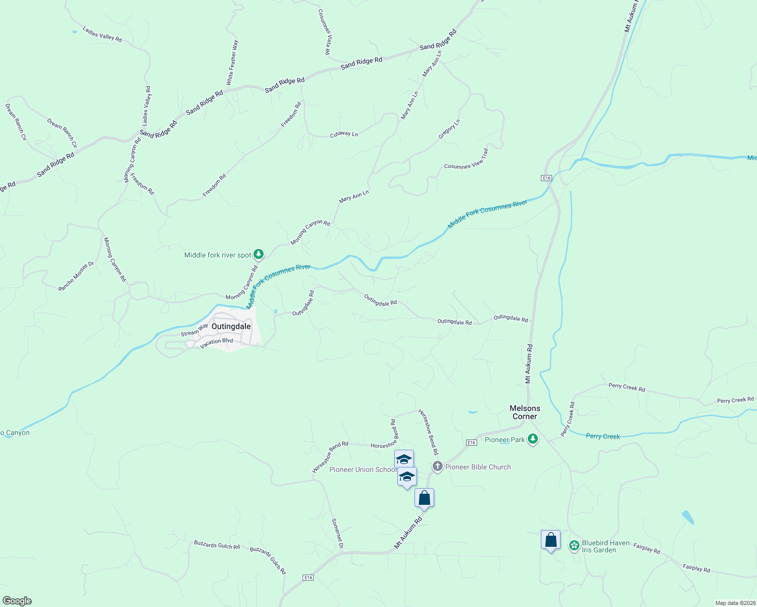 map of restaurants, bars, coffee shops, grocery stores, and more near Outingdale Road & Summerhill Road in Somerset