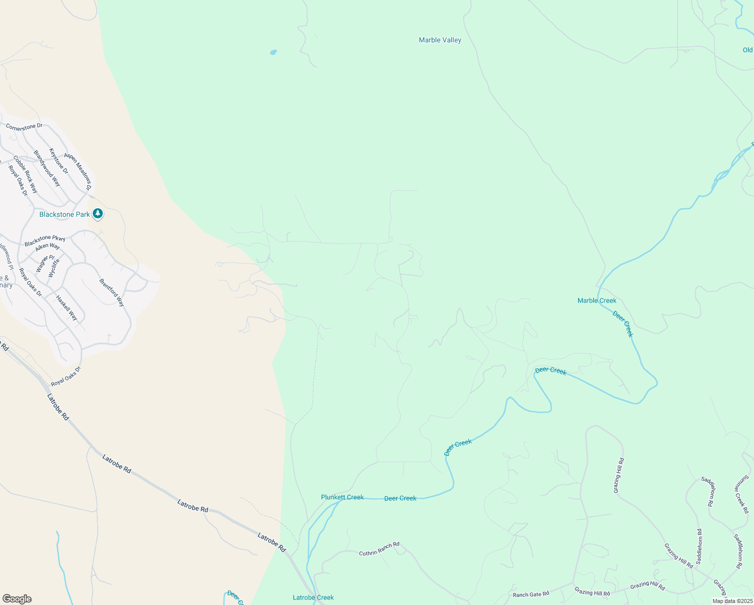 map of restaurants, bars, coffee shops, grocery stores, and more near 7124 Ryan Ranch Road in El Dorado Hills