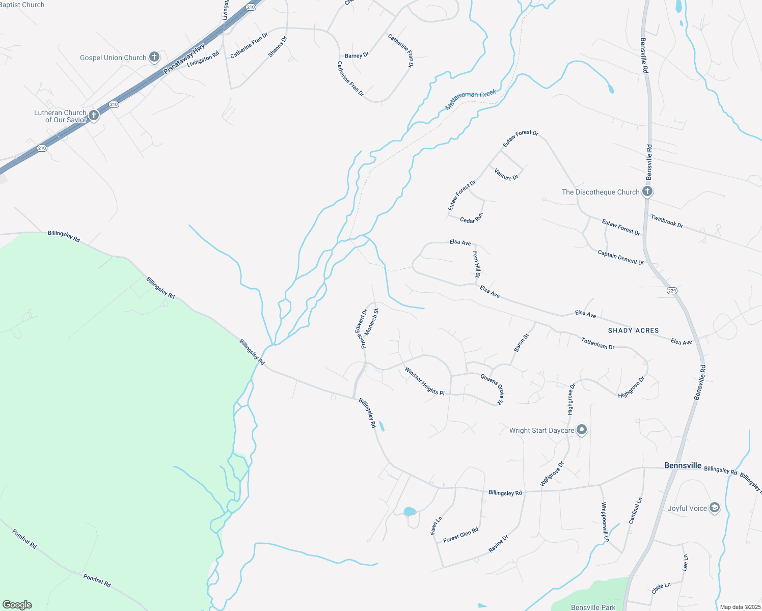 map of restaurants, bars, coffee shops, grocery stores, and more near 3430 Prince Edward Drive in White Plains