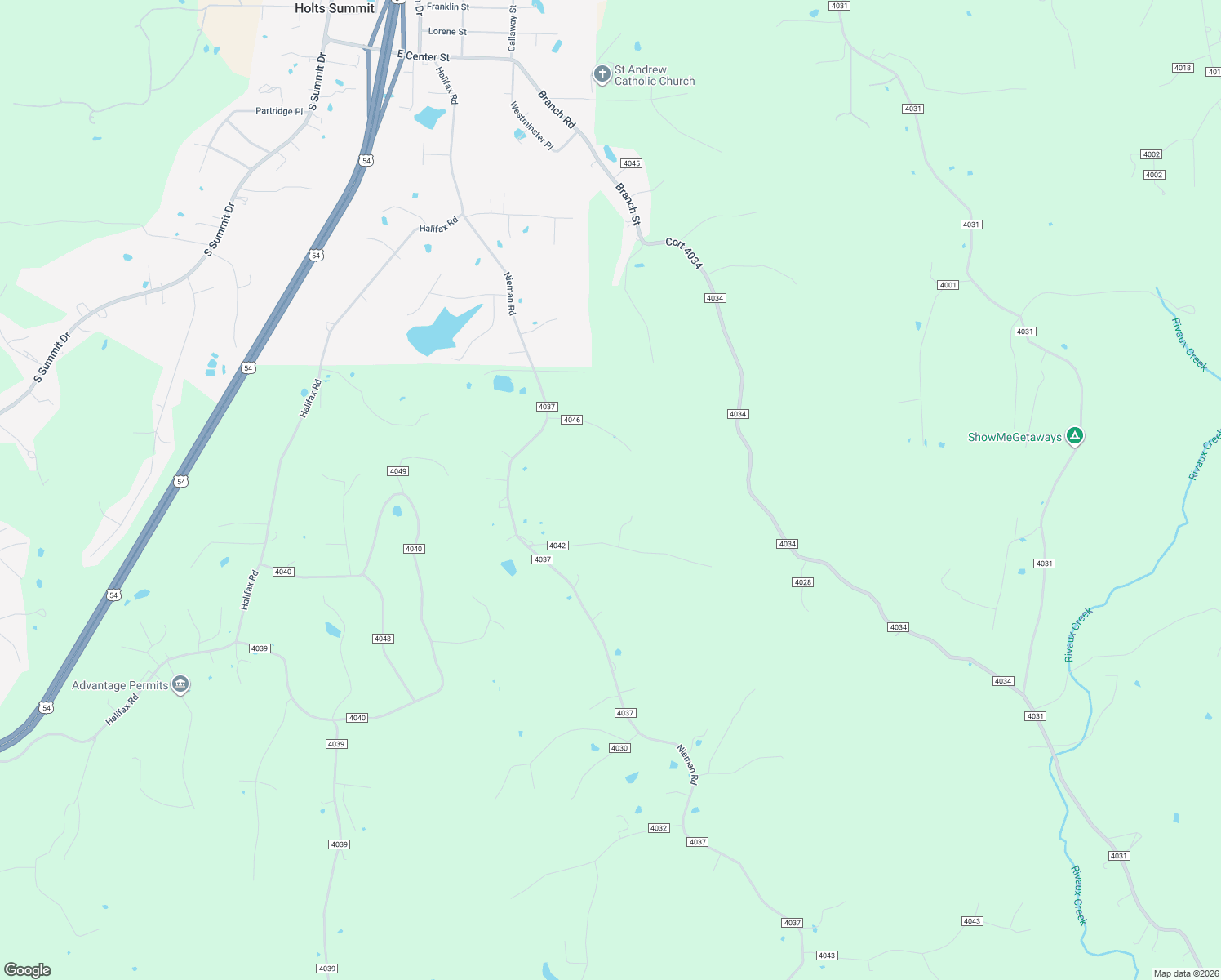 map of restaurants, bars, coffee shops, grocery stores, and more near 12179 Ginger Lane in Holts Summit