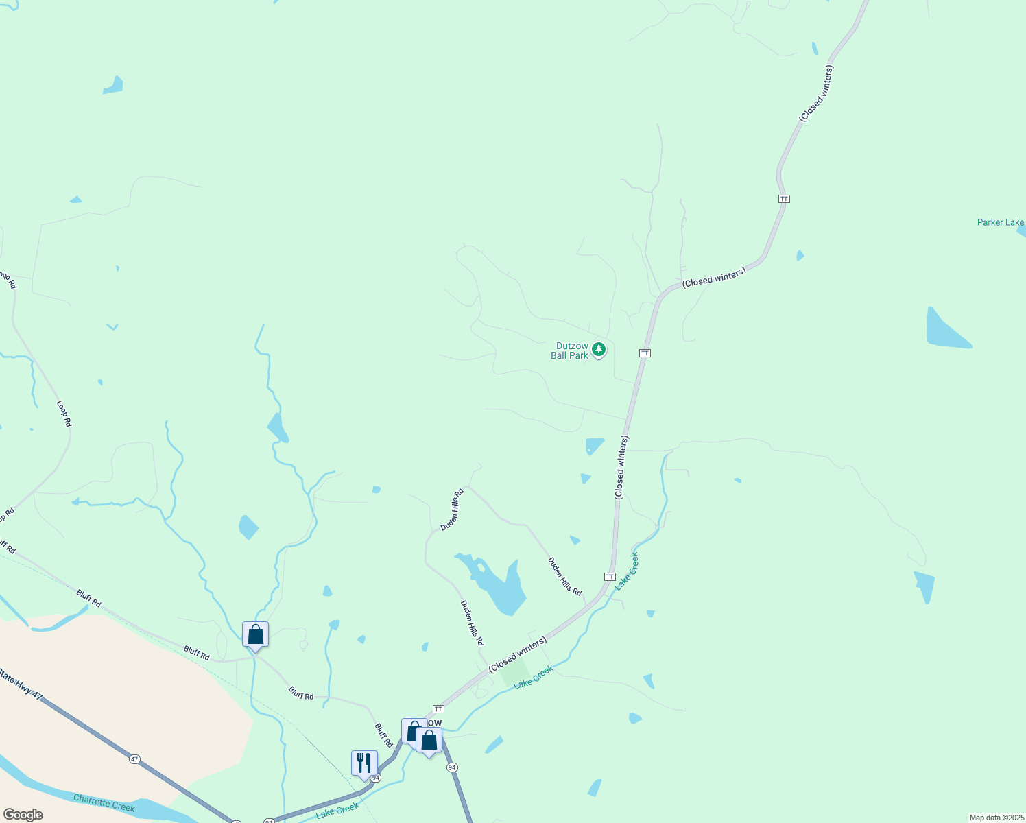 map of restaurants, bars, coffee shops, grocery stores, and more near 11438 Boone Trail in Marthasville