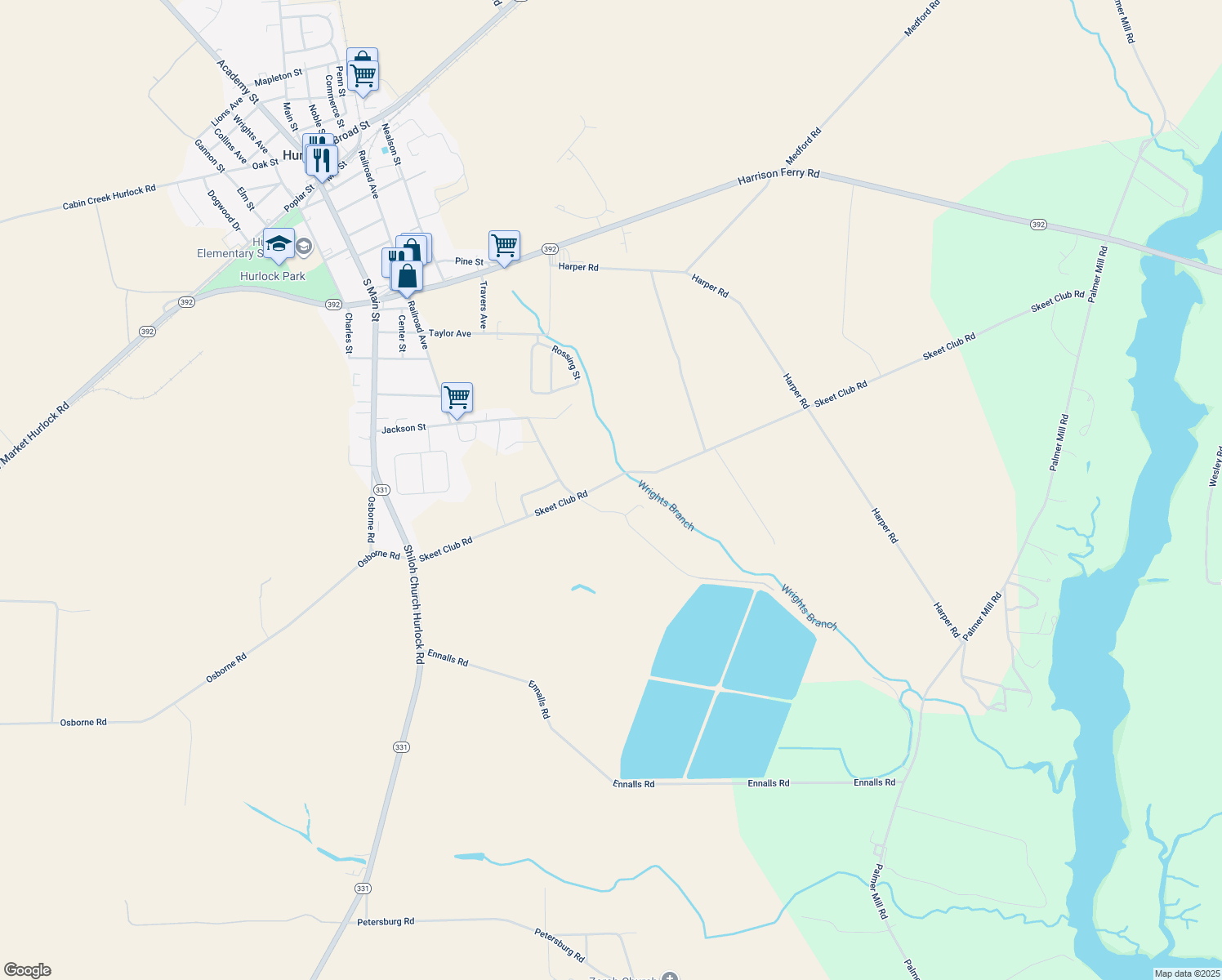 Skeet Club Road, Hurlock MD Walk Score