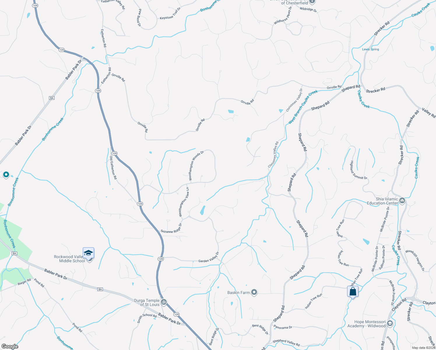 map of restaurants, bars, coffee shops, grocery stores, and more near 17754 Westhampton Woods Drive in Wildwood