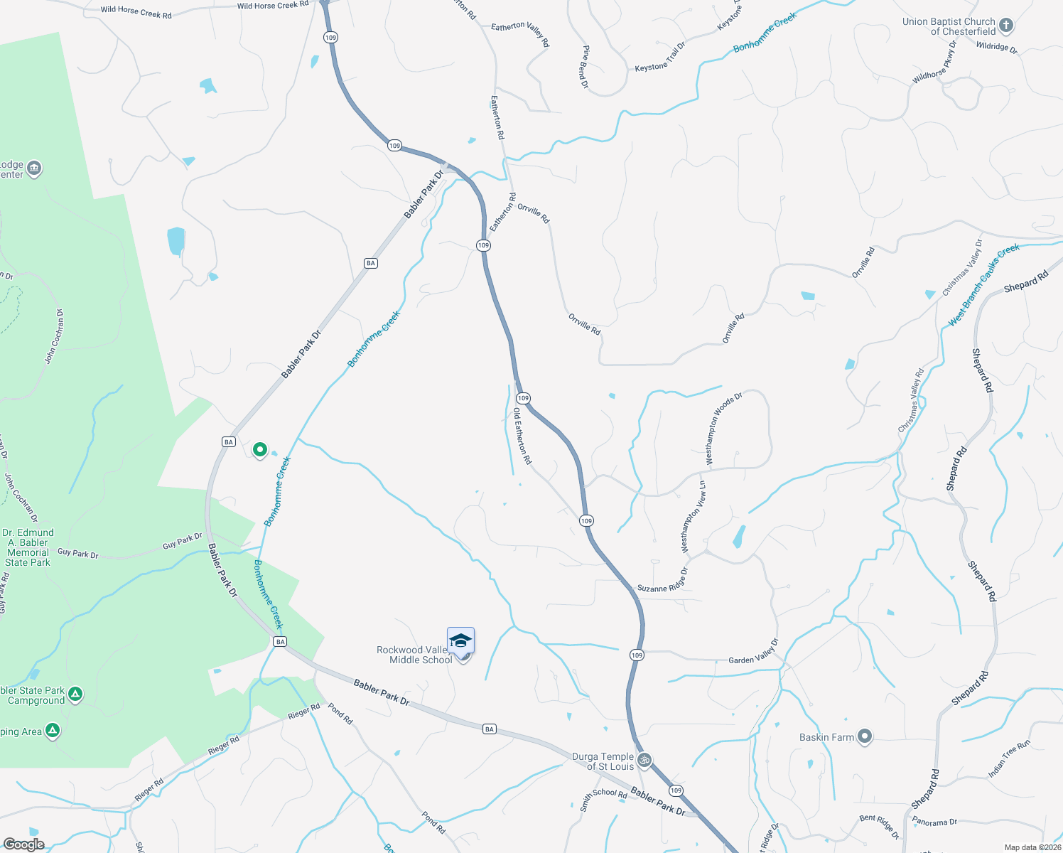 map of restaurants, bars, coffee shops, grocery stores, and more near 910 Old Eatherton Road in Wildwood