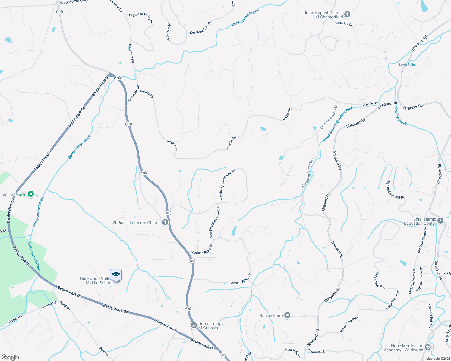 map of restaurants, bars, coffee shops, grocery stores, and more near 17660 Westhampton Woods Drive in Wildwood