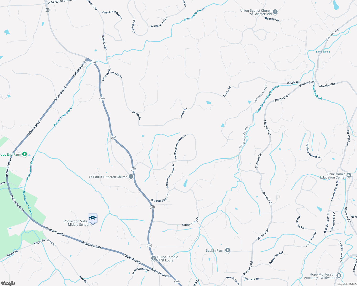 map of restaurants, bars, coffee shops, grocery stores, and more near 17660 Westhampton Woods Drive in Wildwood