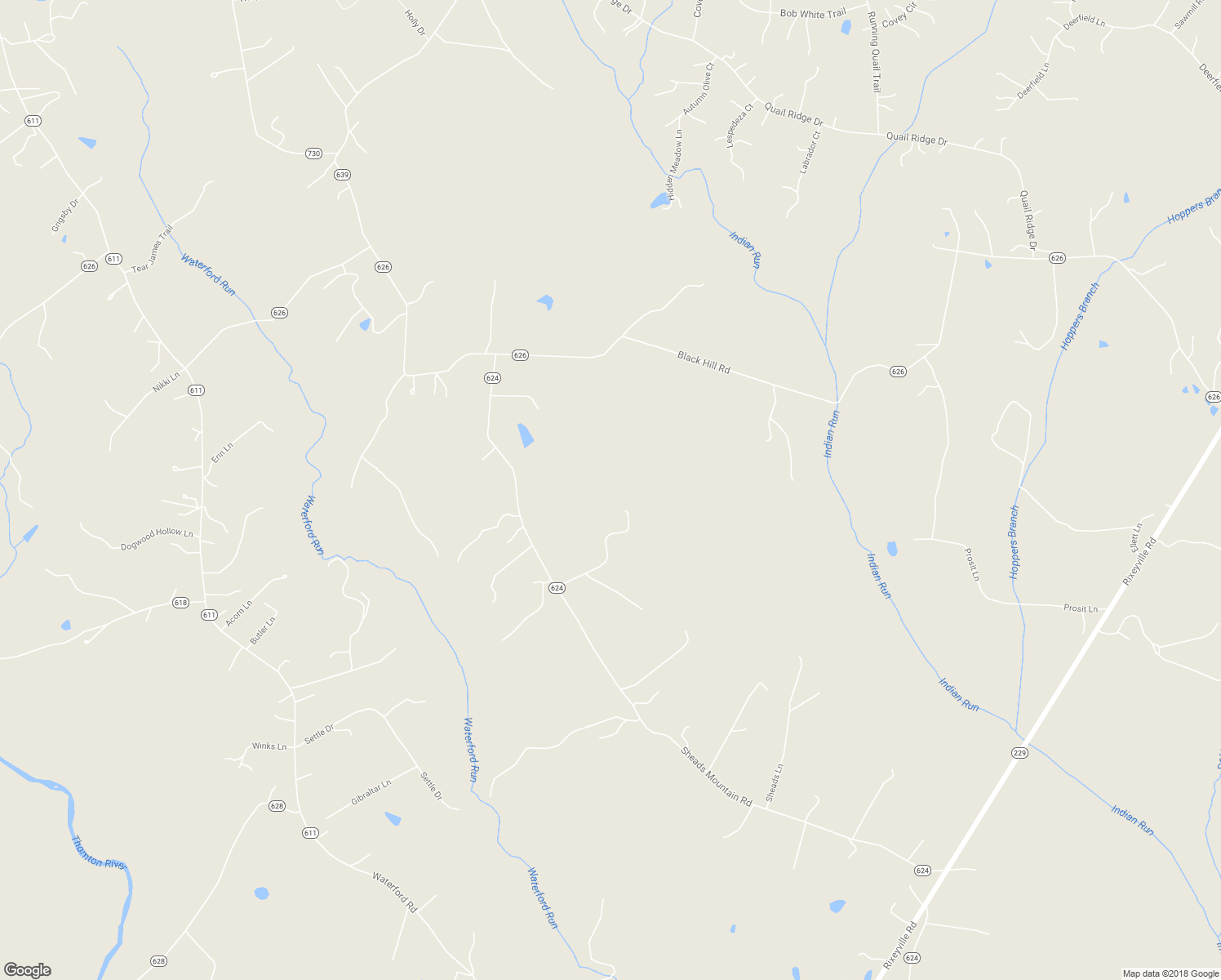 map of restaurants, bars, coffee shops, grocery stores, and more near 15371 Sheads Mountain Road in Rixeyville